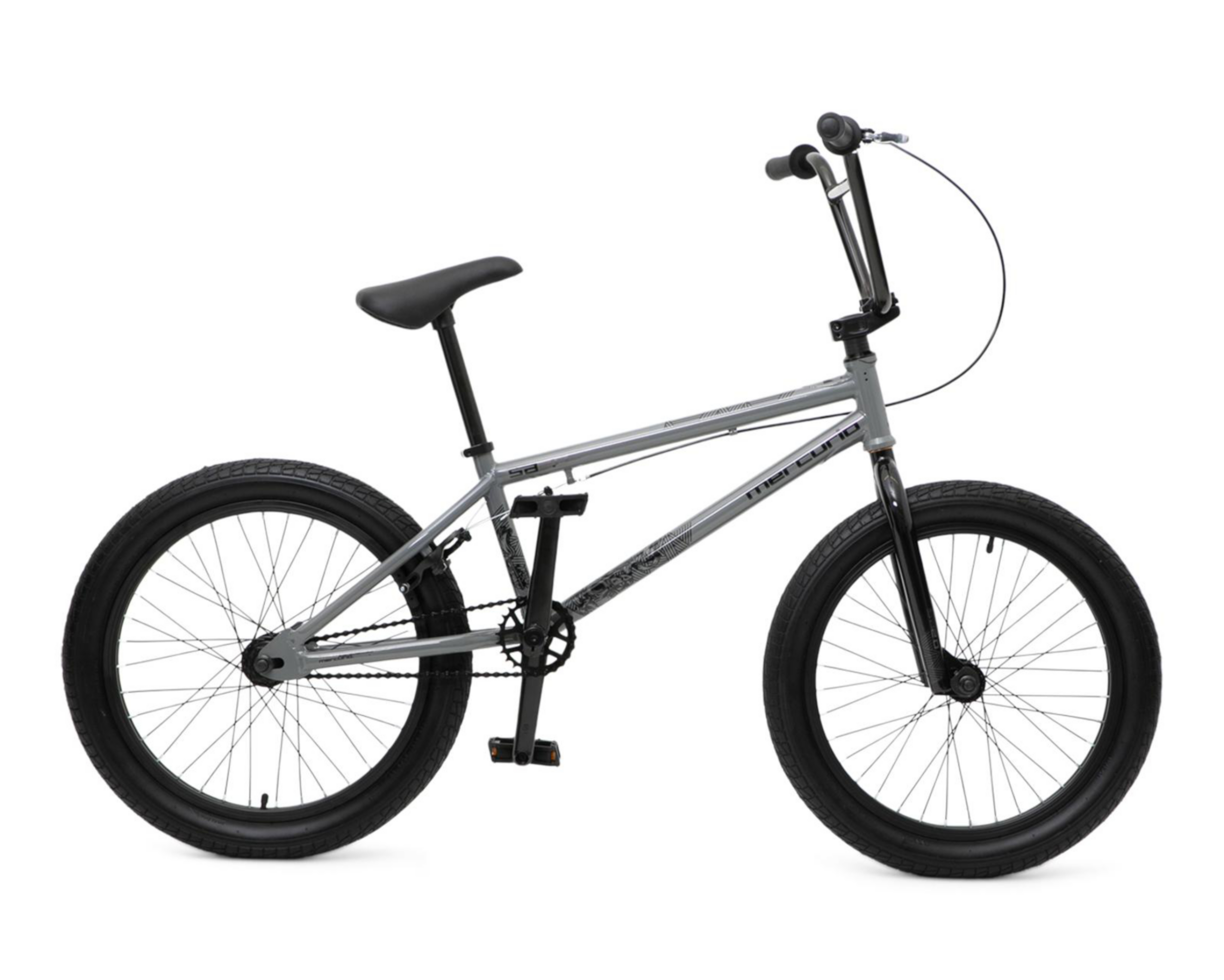 Foto 3 pulgar | Bicicleta Freestyle Mercurio Super Broncco Rodada 20 Gris