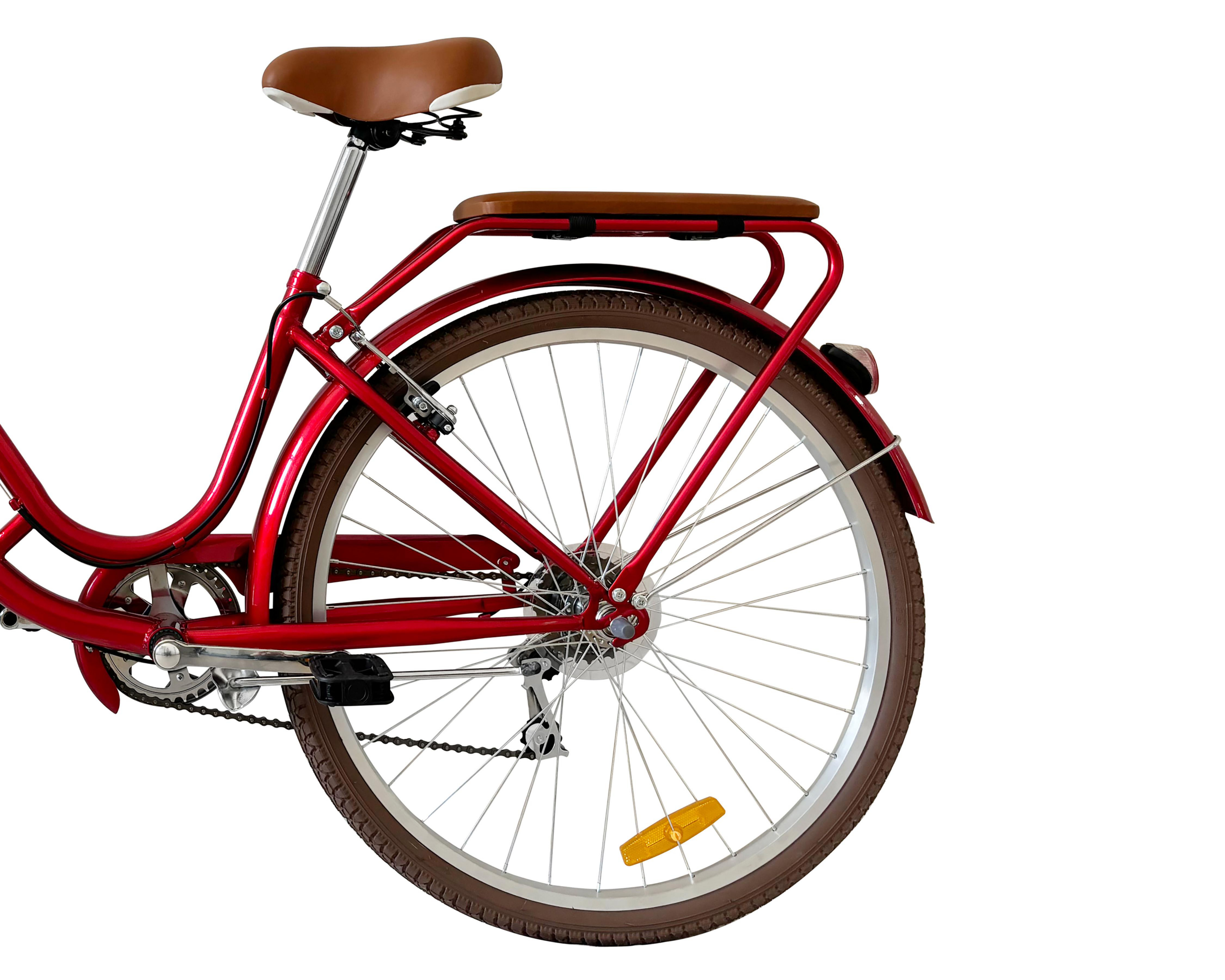 Foto 4 | Bicicleta Urbana Getgo Cinnamon 26 Guinda