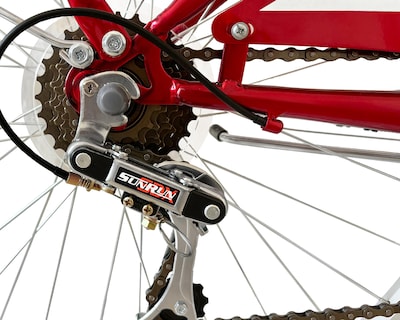 Foto 6 | Bicicleta Urbana Getgo Cinnamon 26 Guinda