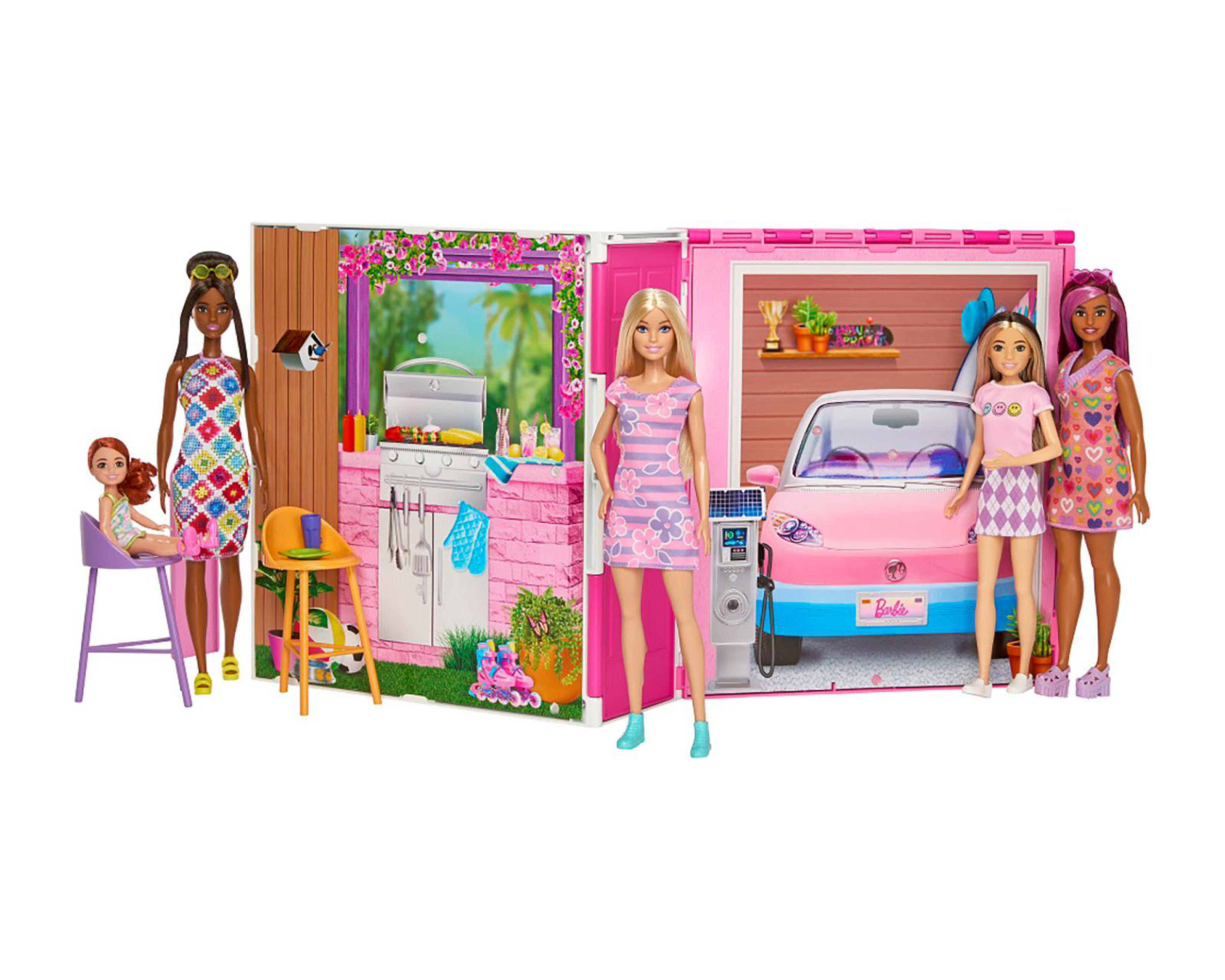 Foto 3 | Casa de Muñecas Mattel Barbie Glam Rosa