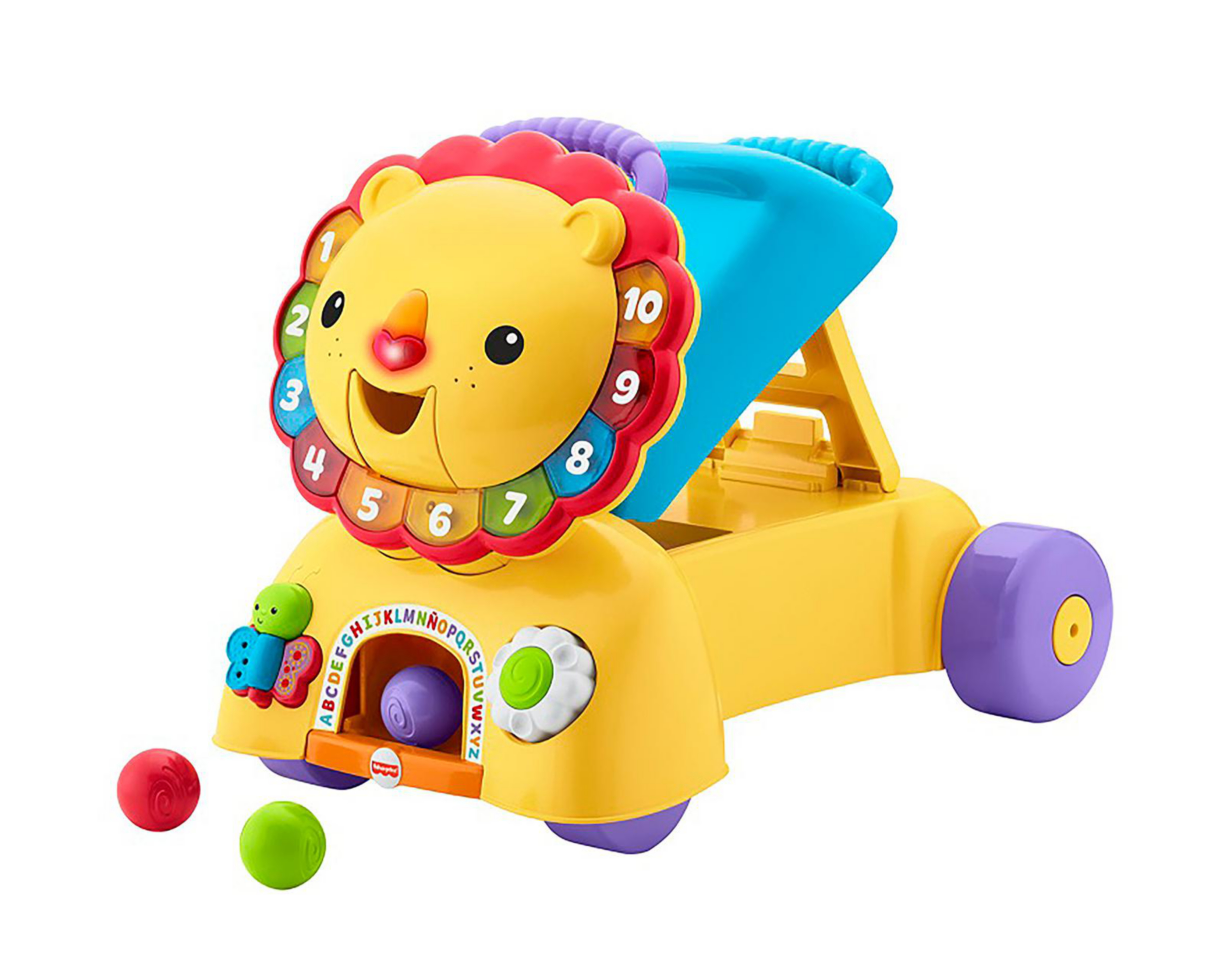 Correpasillo Fisher Price León Camina Conmigo Amarillo