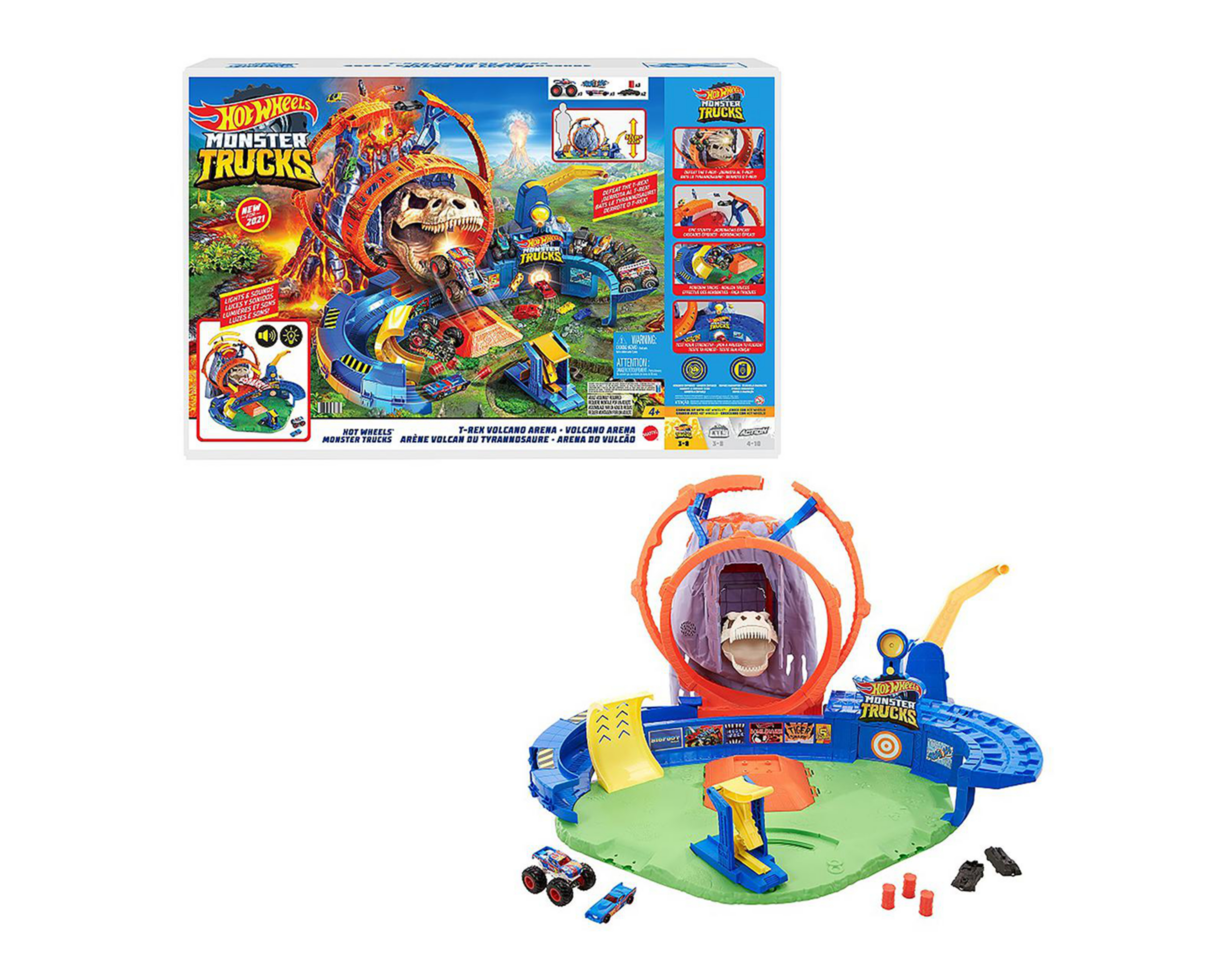 Pista de Carreras Hot Wheels Monster Trucks