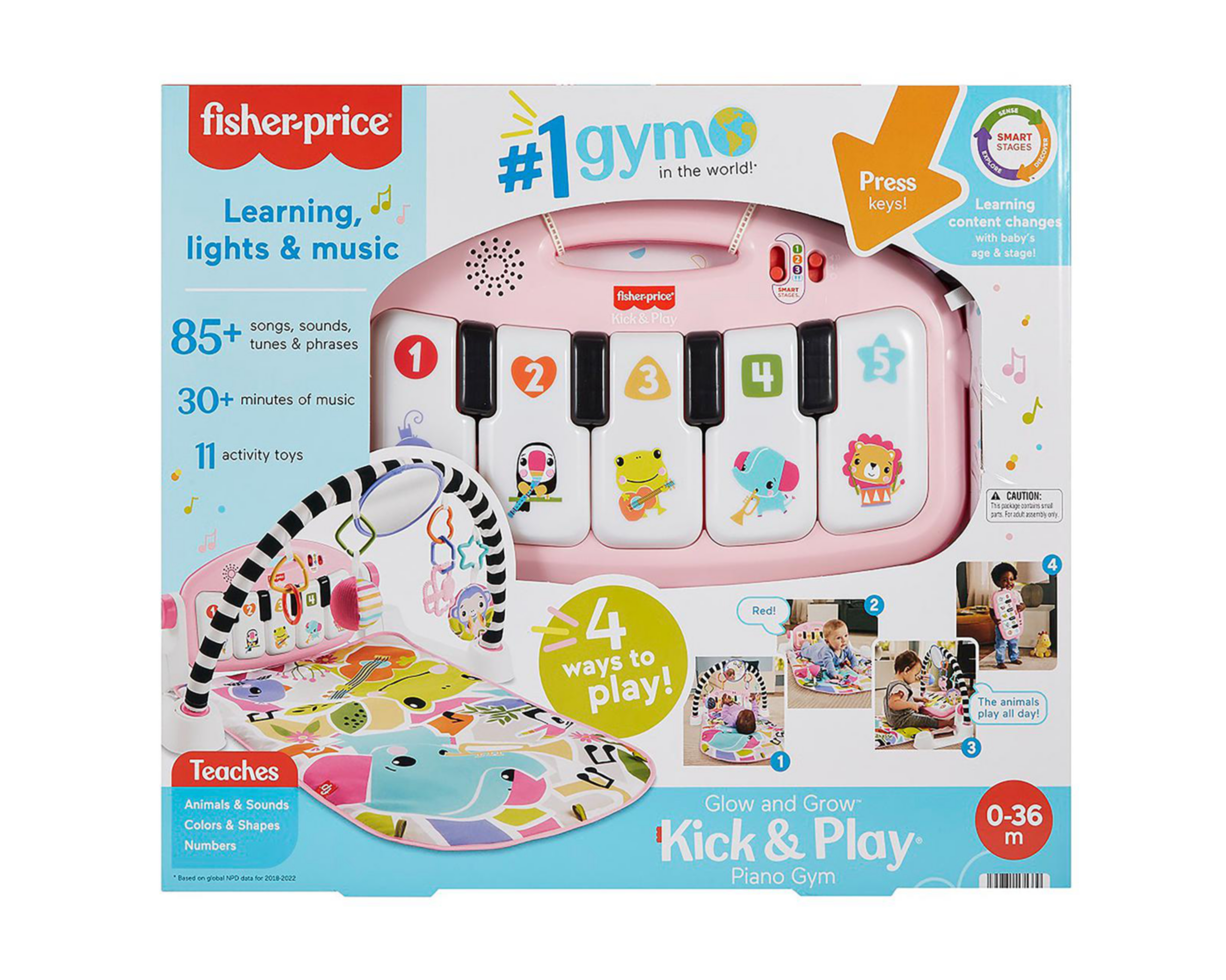 Foto 6 pulgar | Gimnasio para Bebé Fisher Price Kick and Play