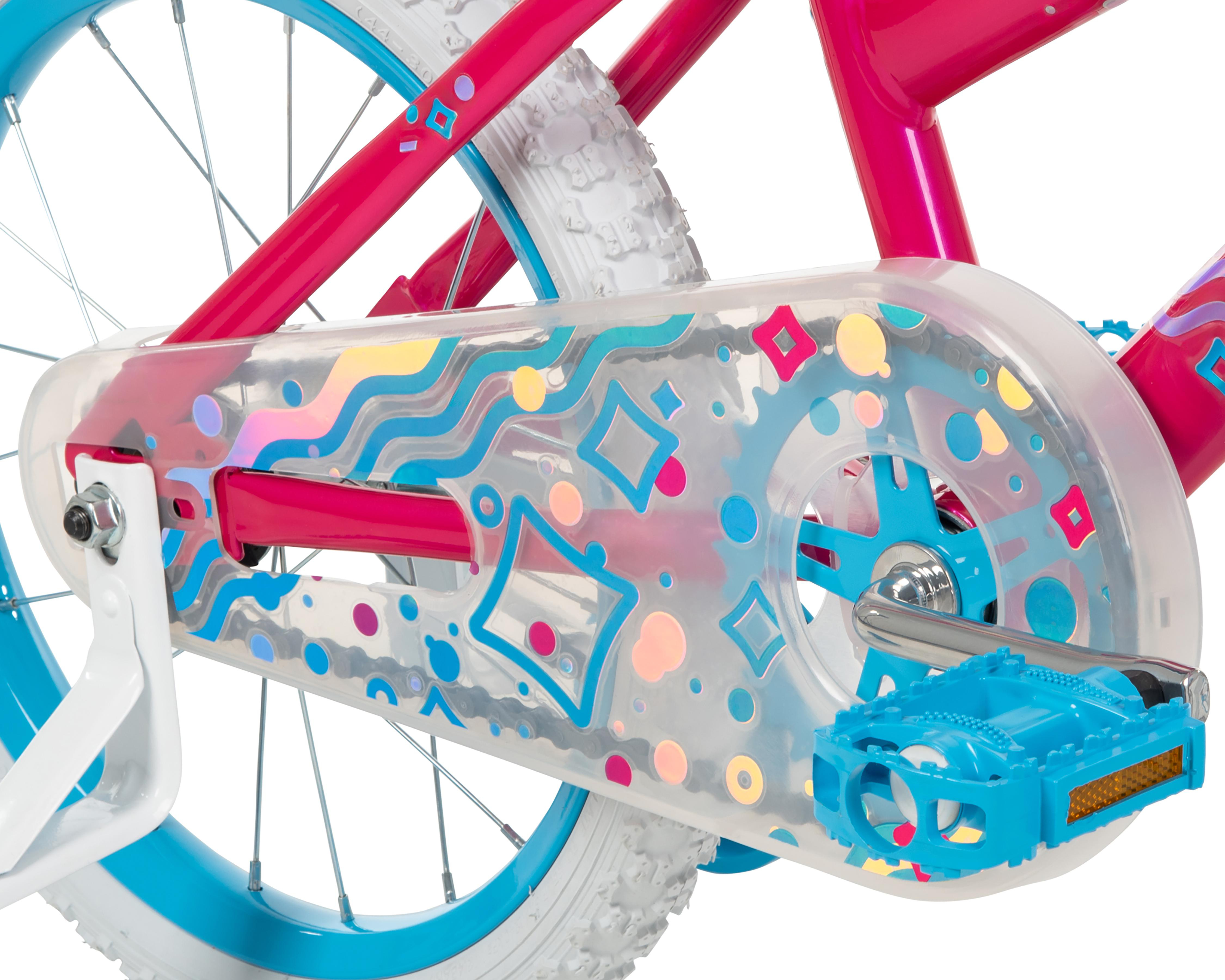 Foto 4 | Bicicleta Infantil Huffy Rodada 16 Rosa