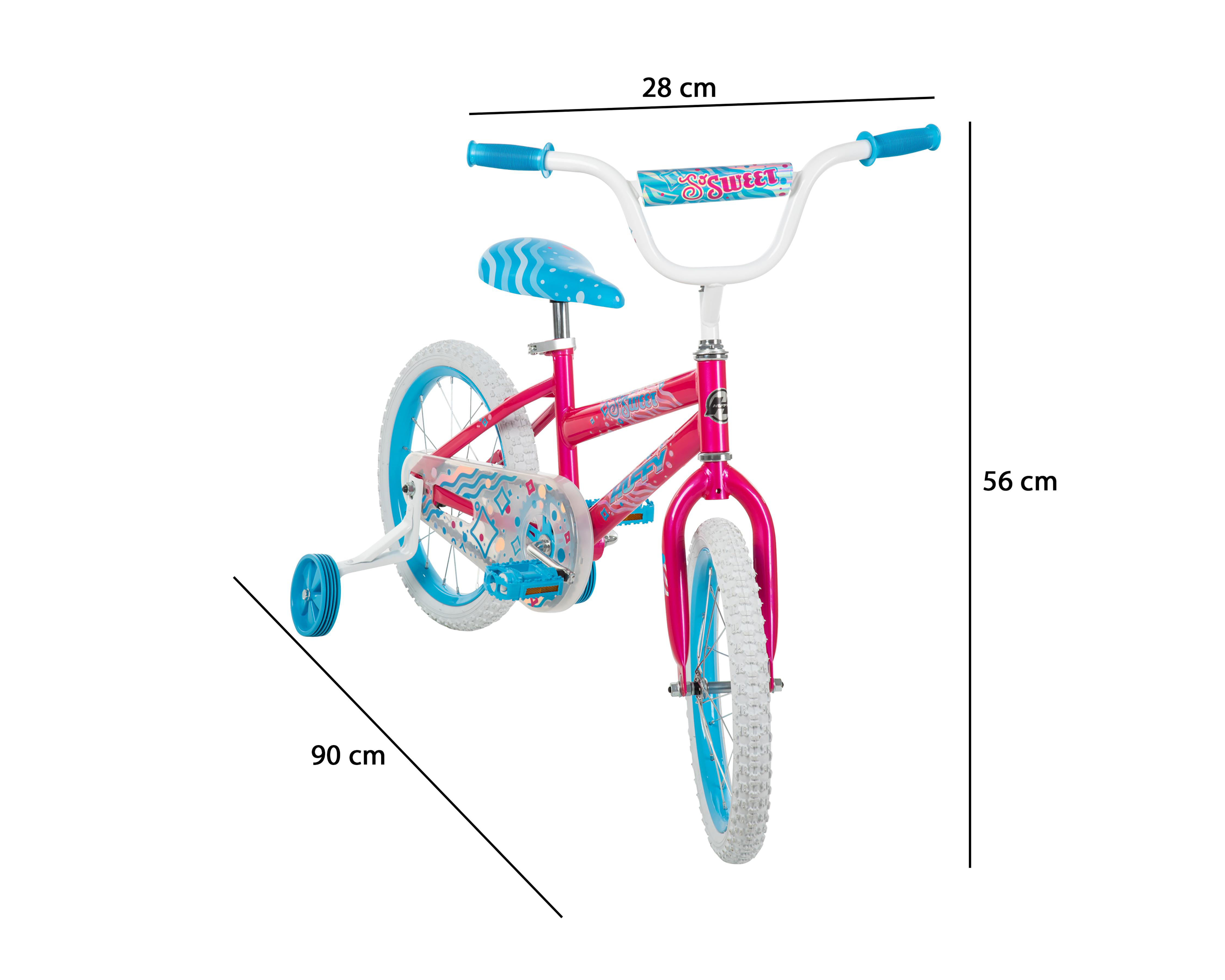 Foto 7 pulgar | Bicicleta Infantil Huffy Rodada 16 Rosa