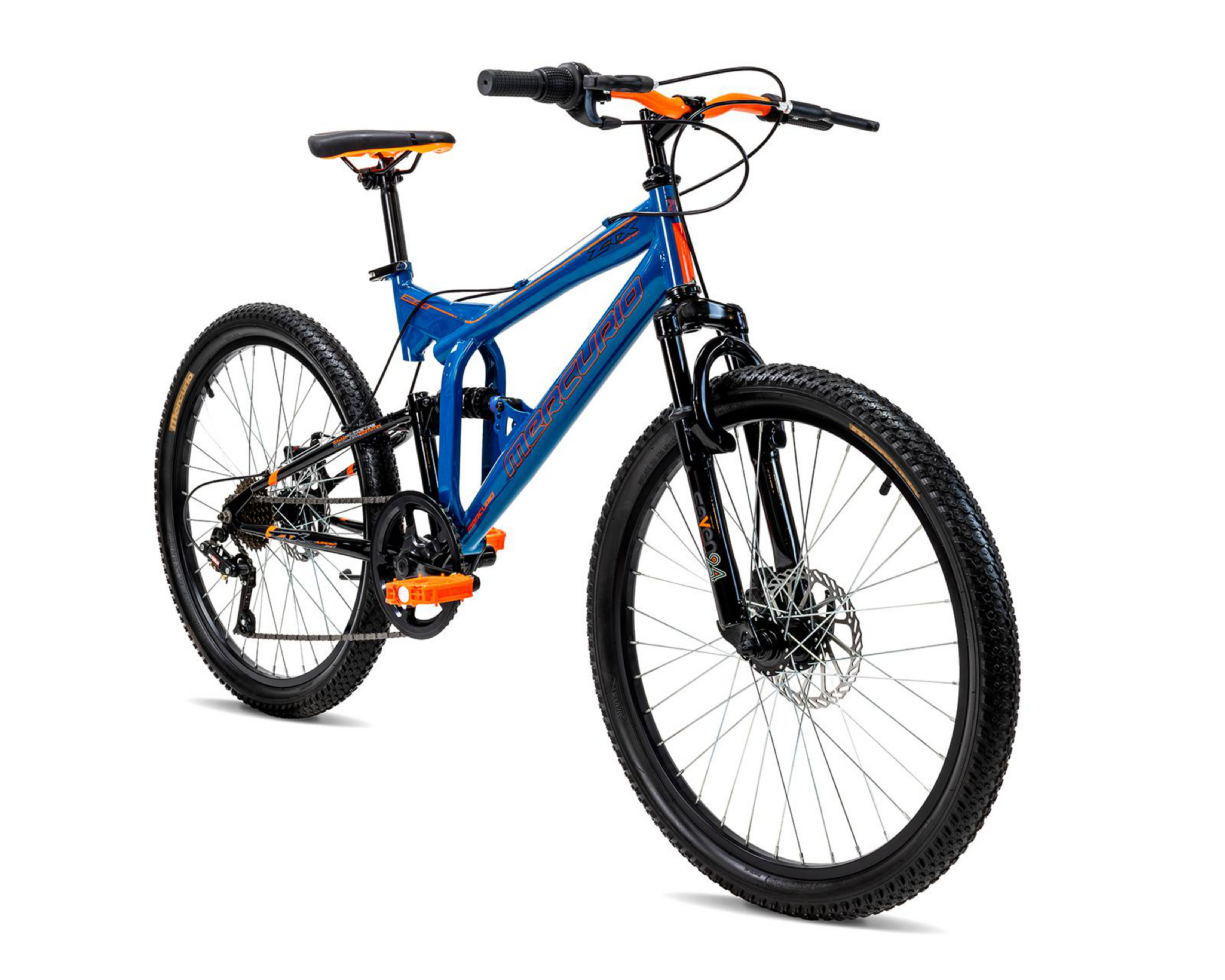 Bicicleta de Montaña Mercurio ZTX DS Rodada 24 Azul