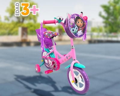 Foto 2 | Bicicleta Infantil Apache Casa de Muñecas de Gabby Rodada 12 Rosa