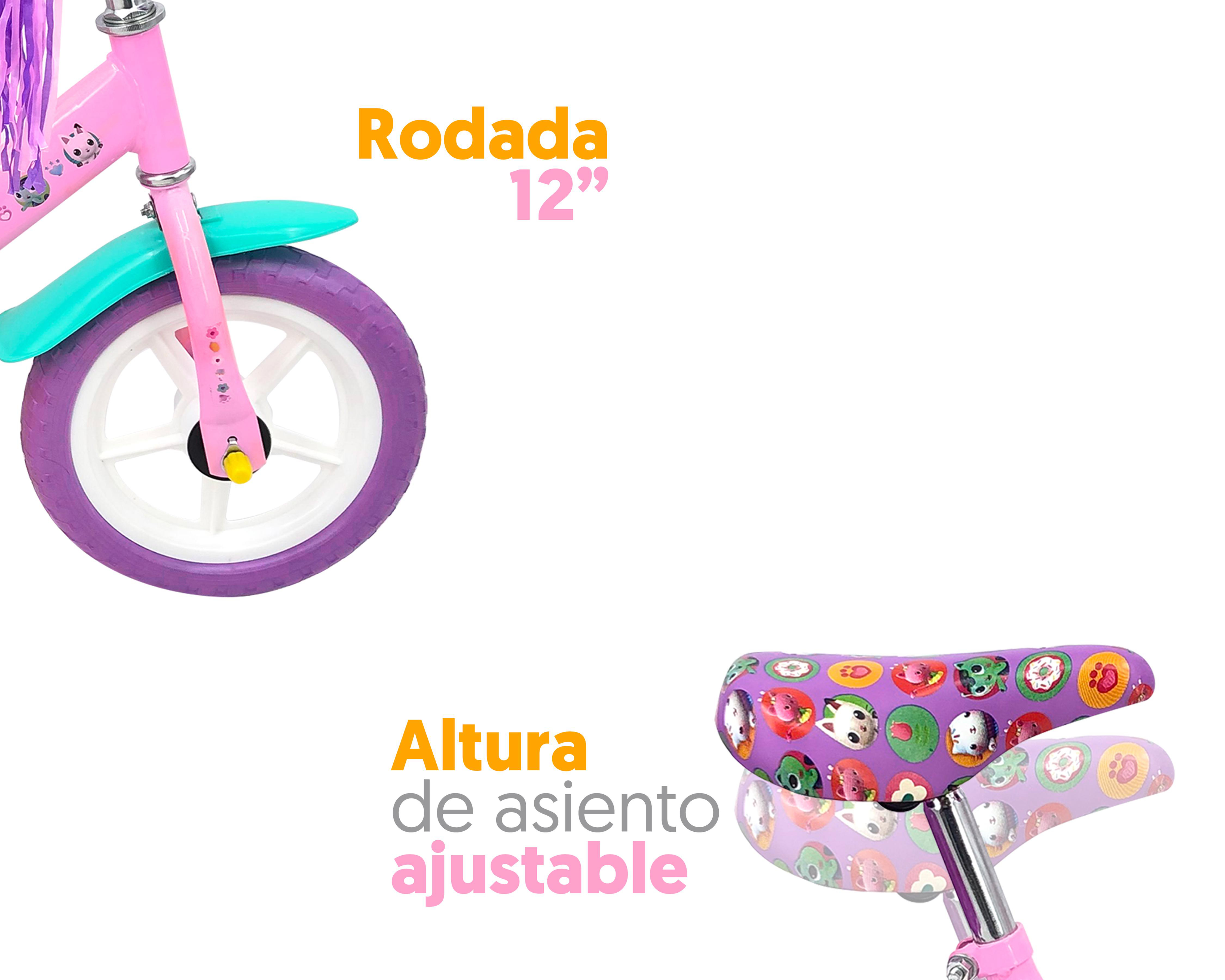 Foto 5 pulgar | Bicicleta Infantil Apache Casa de Muñecas de Gabby Rodada 12 Rosa