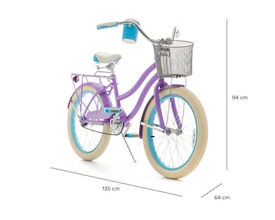 Foto 6 | Bicicleta Urbana Huffy Deluxe Rodada 20 Lila