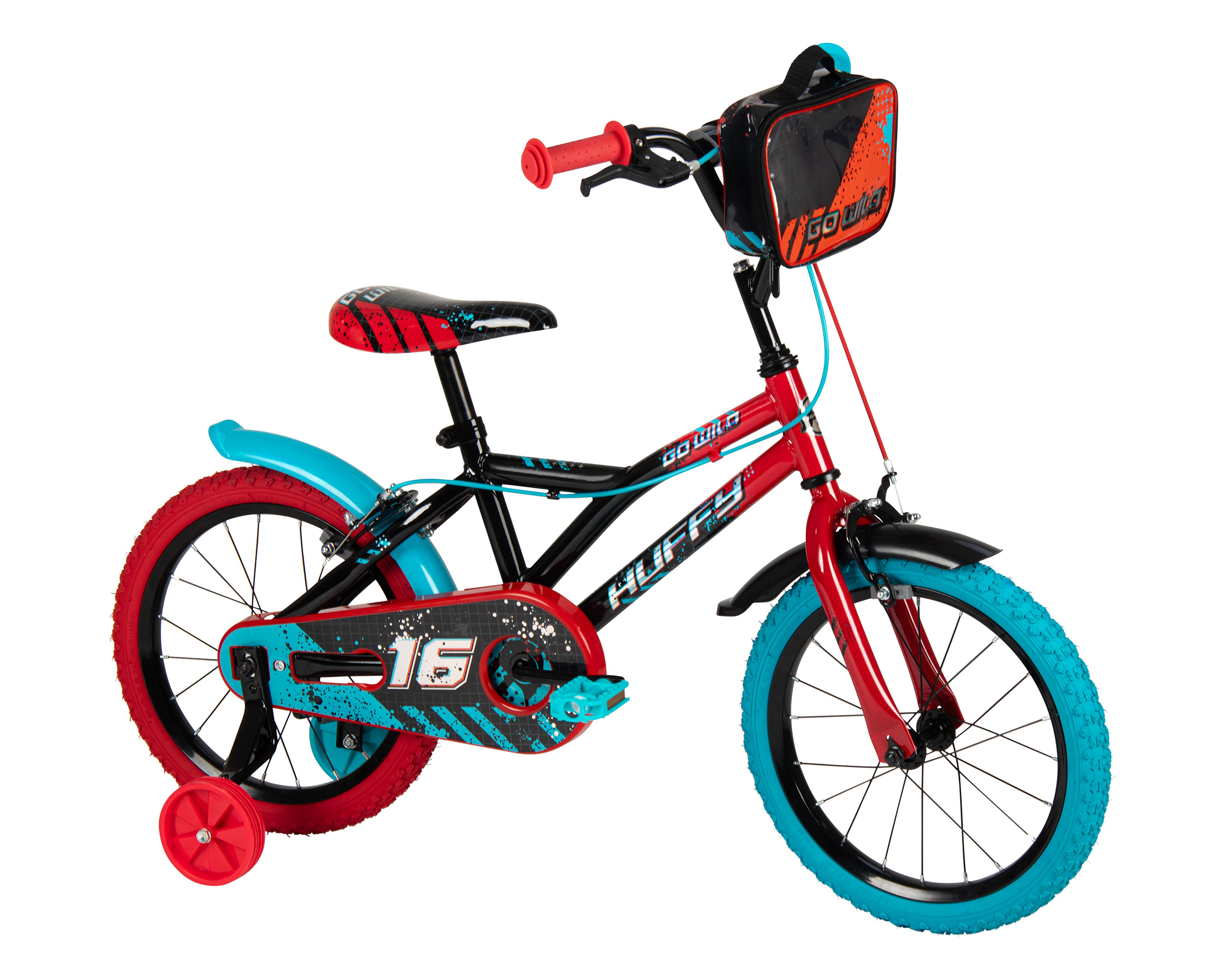Bicicleta Infantil Huffy Go Wild Rodada 16 Roja $1,829