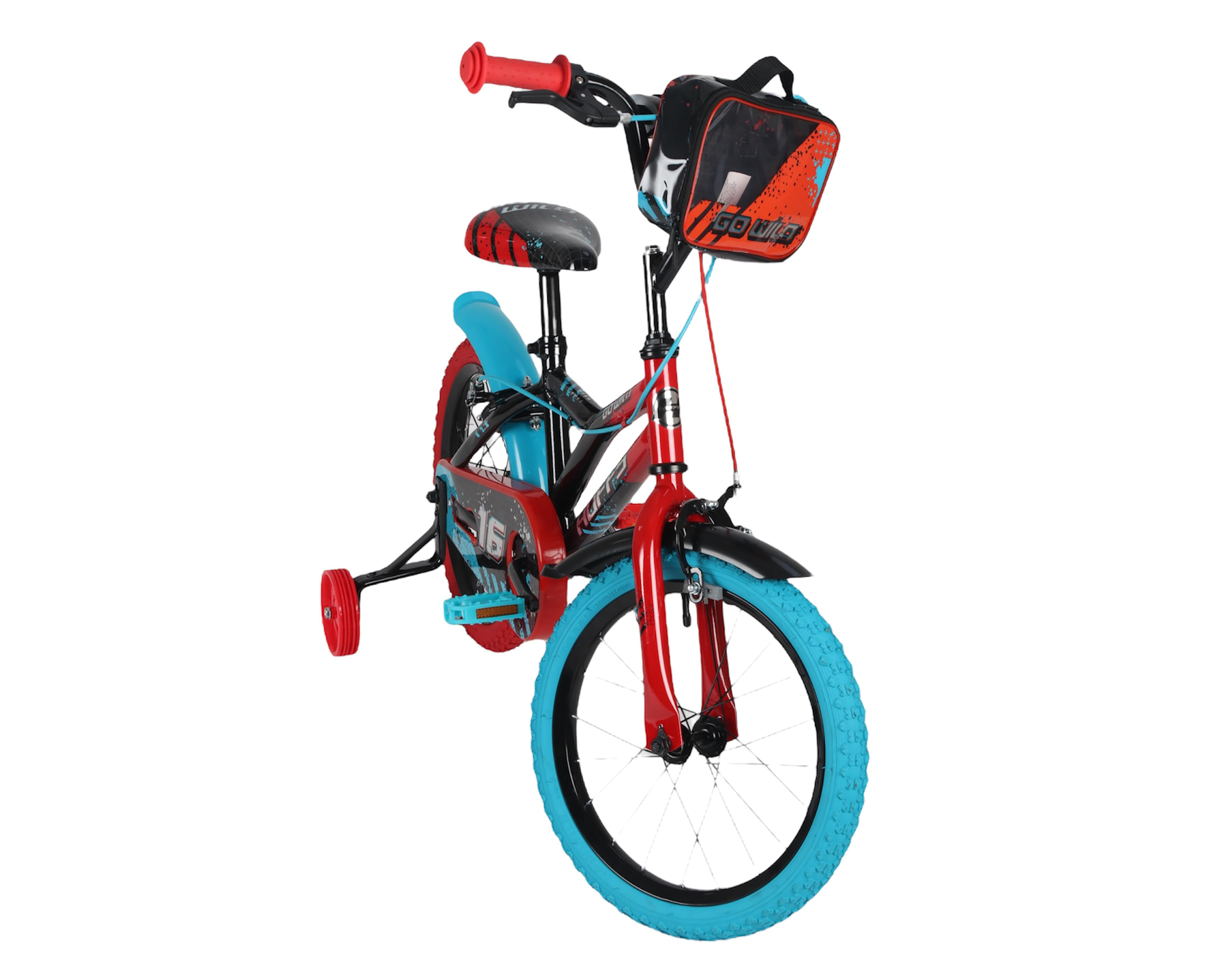 Foto 2 | Bicicleta Infantil Huffy Go Wild Rodada 16 Roja