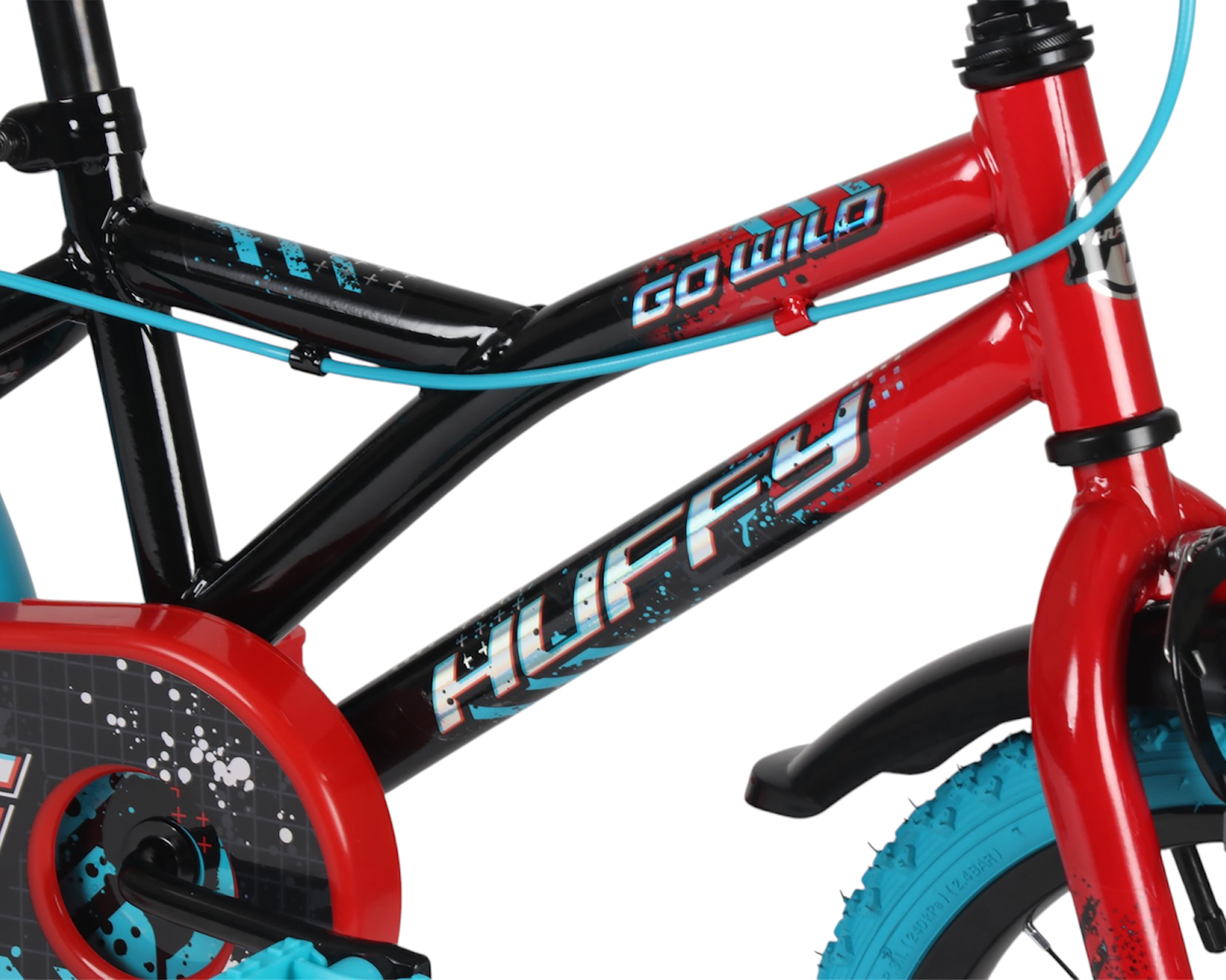 Foto 4 pulgar | Bicicleta Infantil Huffy Go Wild Rodada 16 Roja