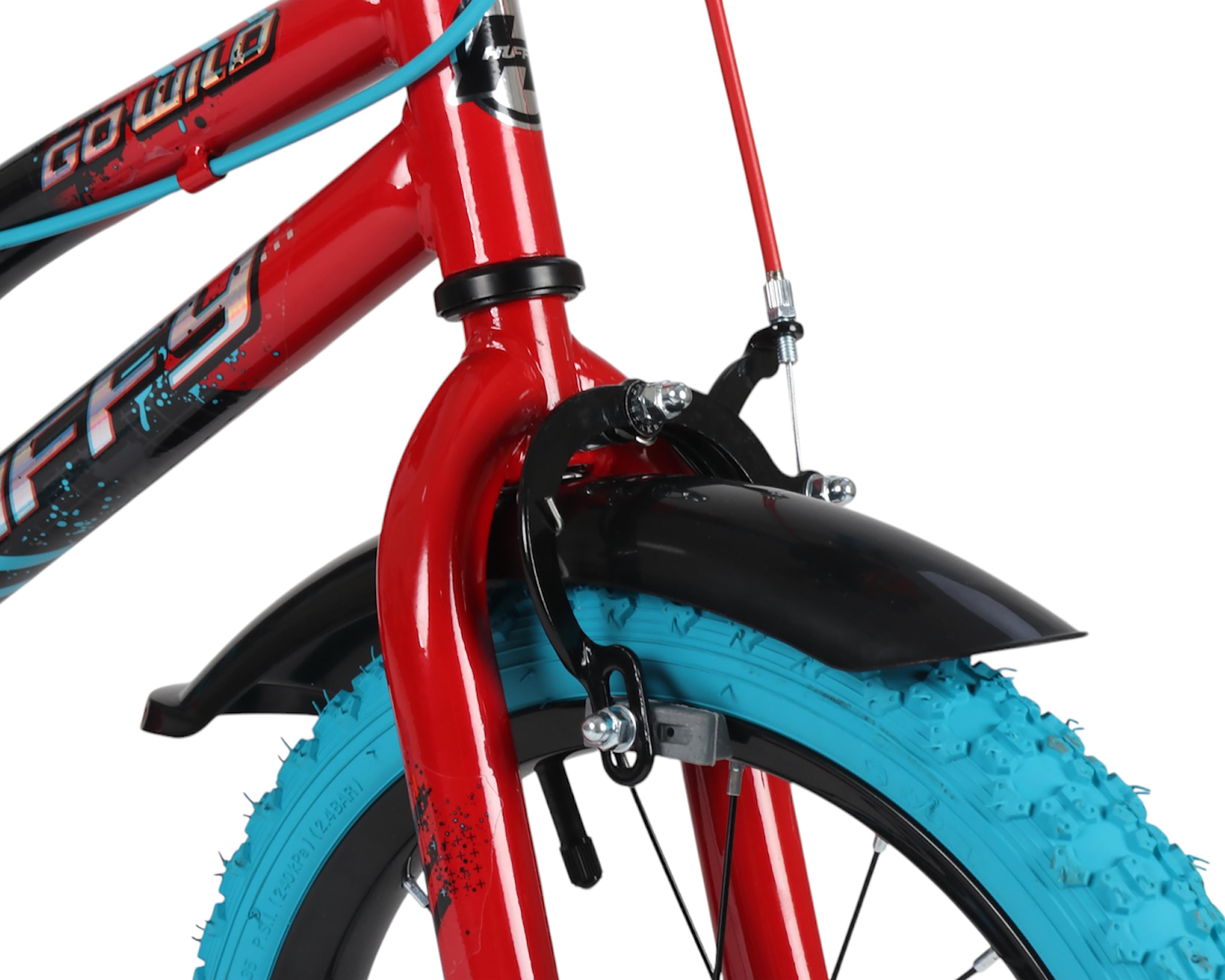 Foto 7 | Bicicleta Infantil Huffy Go Wild Rodada 16 Roja