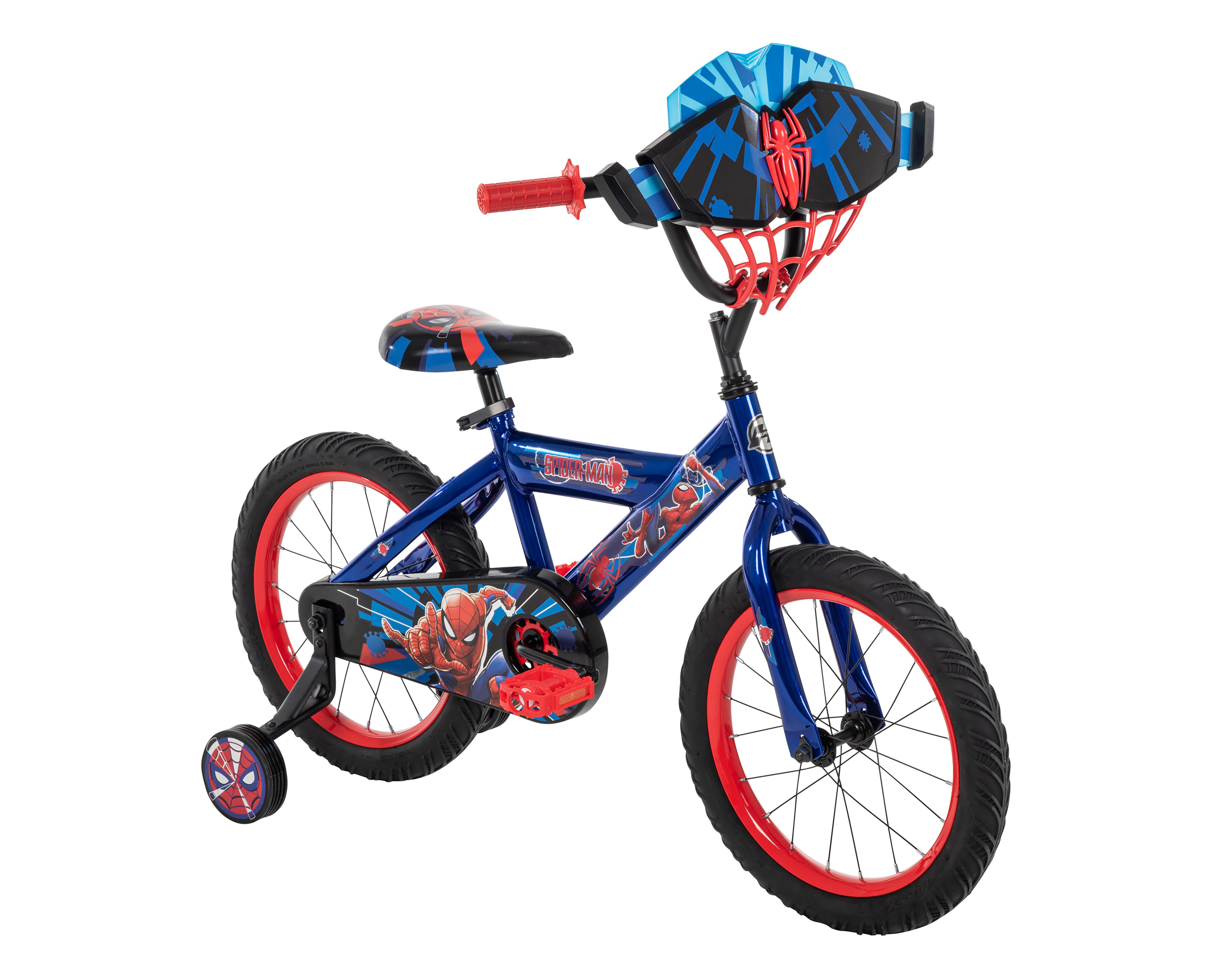 Bicicleta Infantil Huffy Spider-Man Rodada 16 Azul