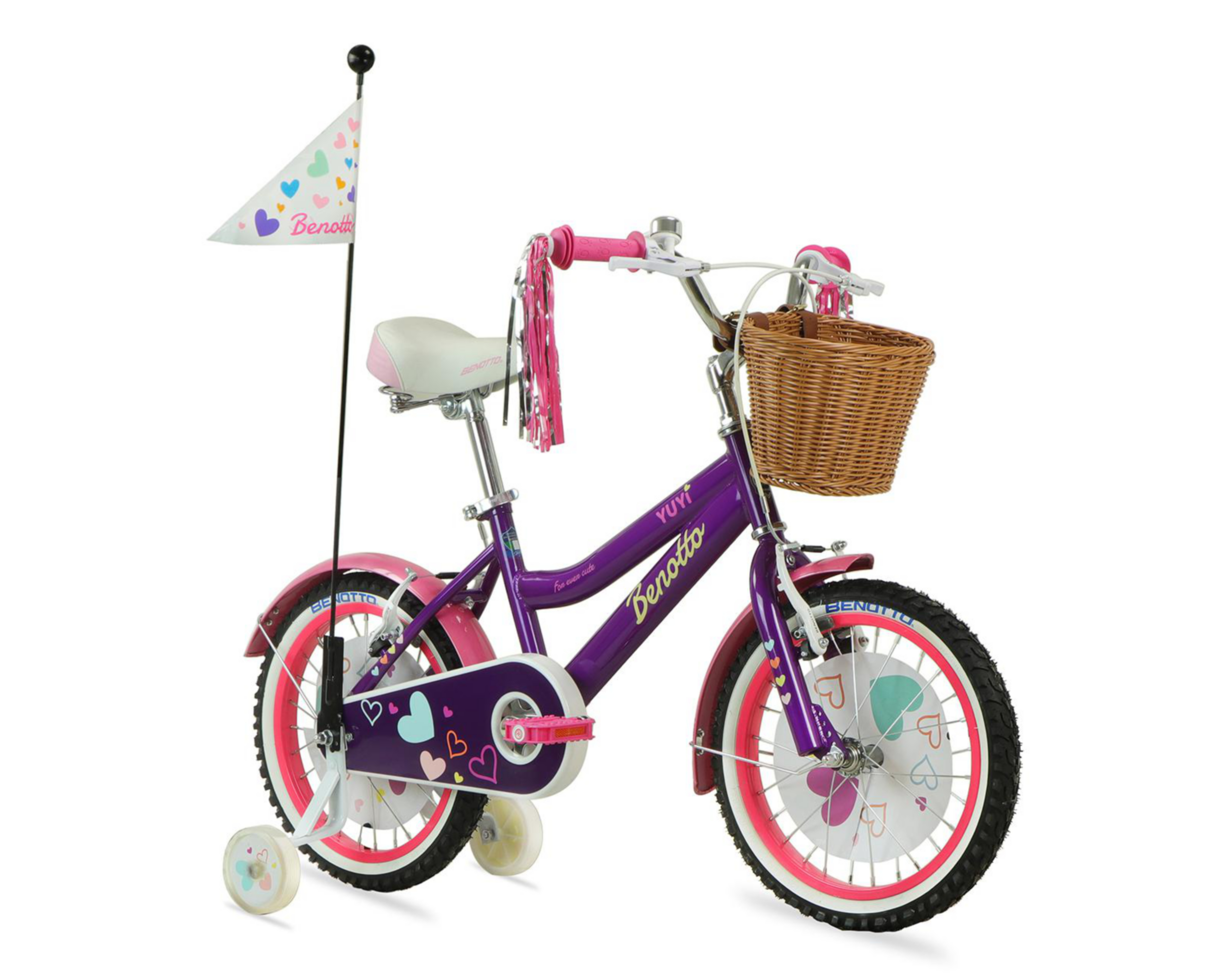 Bicicleta Infantil Benotto Yuyi 16 Morada