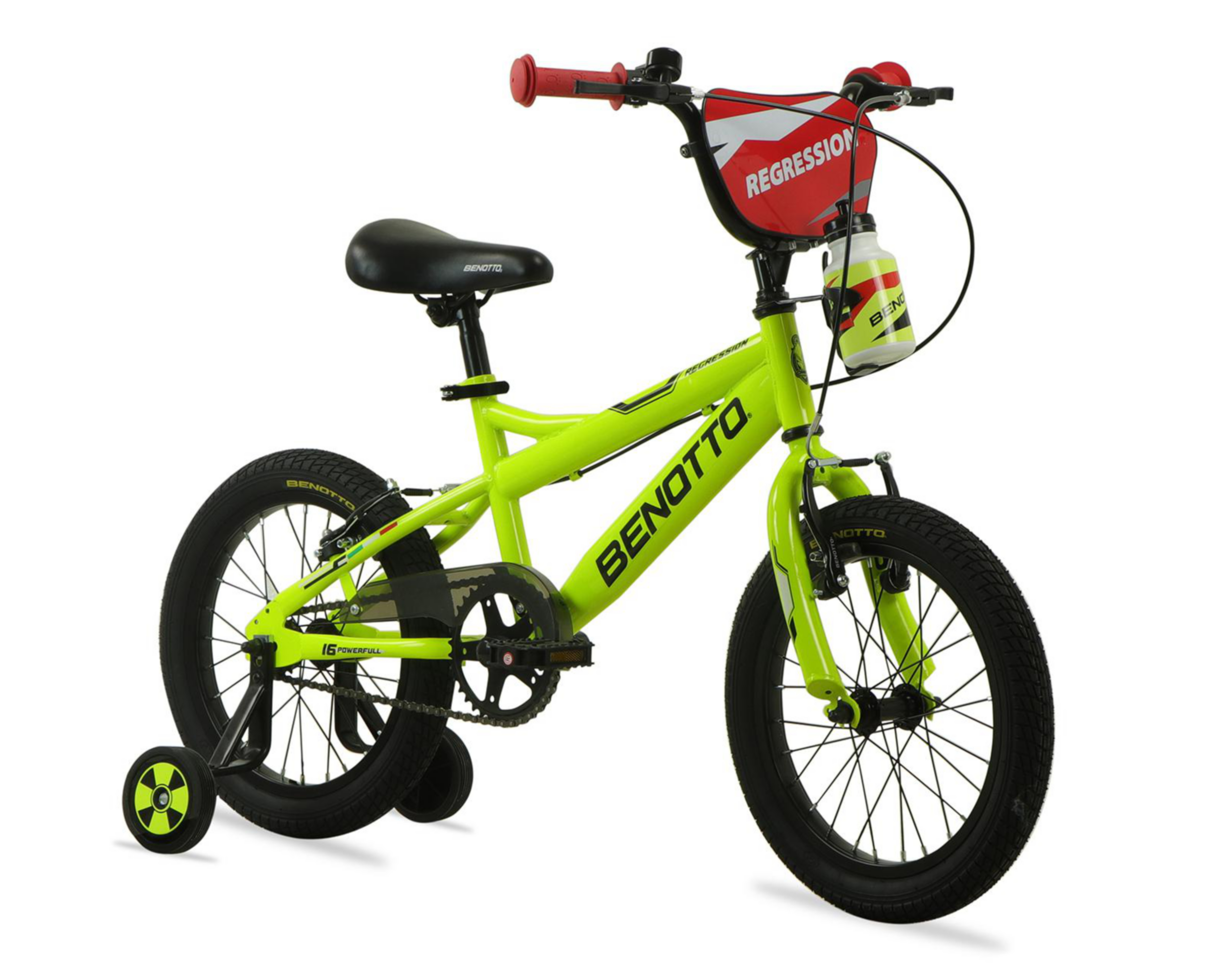 Bicicleta Infantil Benotto Regression Rodada 16 Negra $1,999