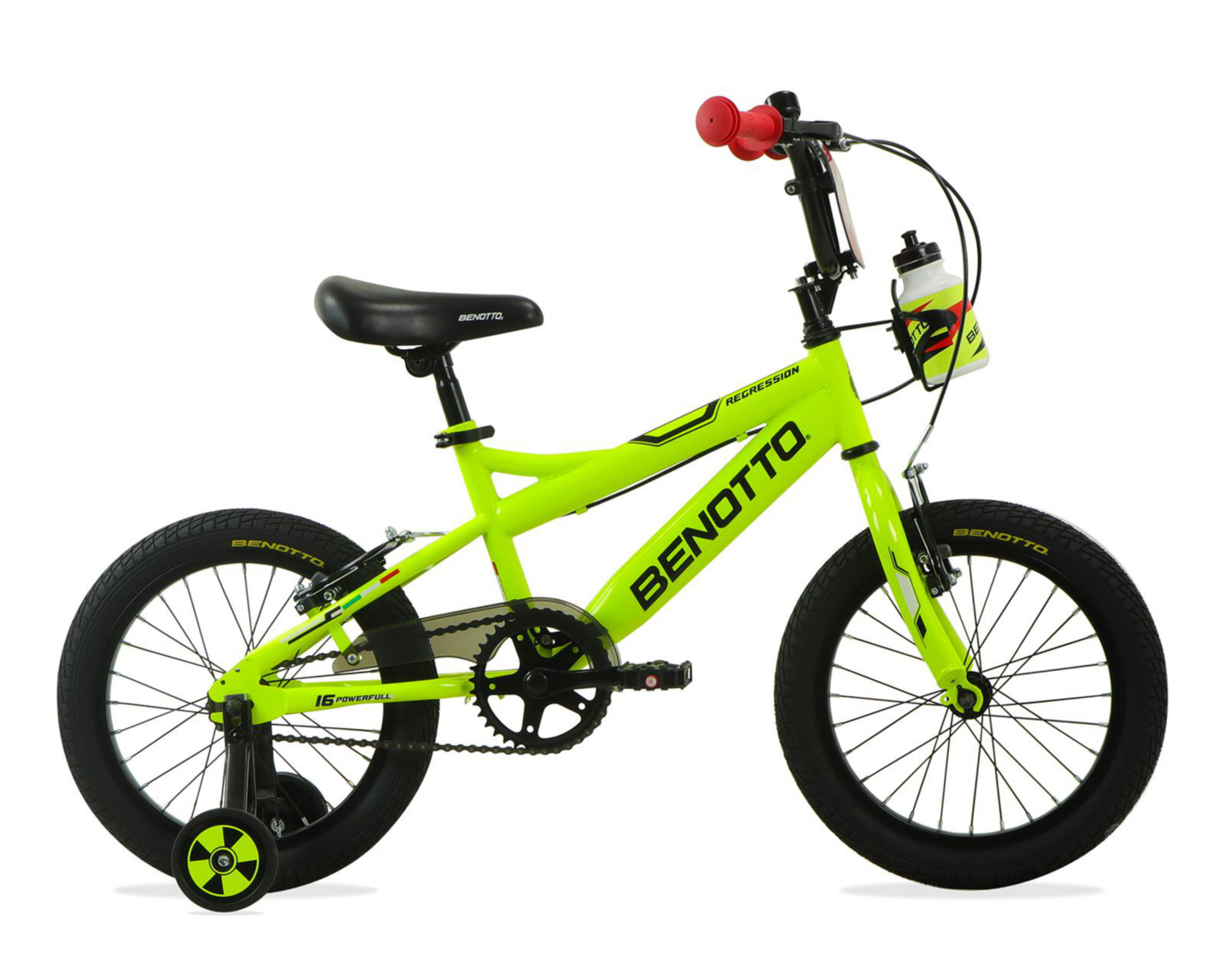 Foto 3 pulgar | Bicicleta Infantil Benotto Regression Rodada 16 Negra