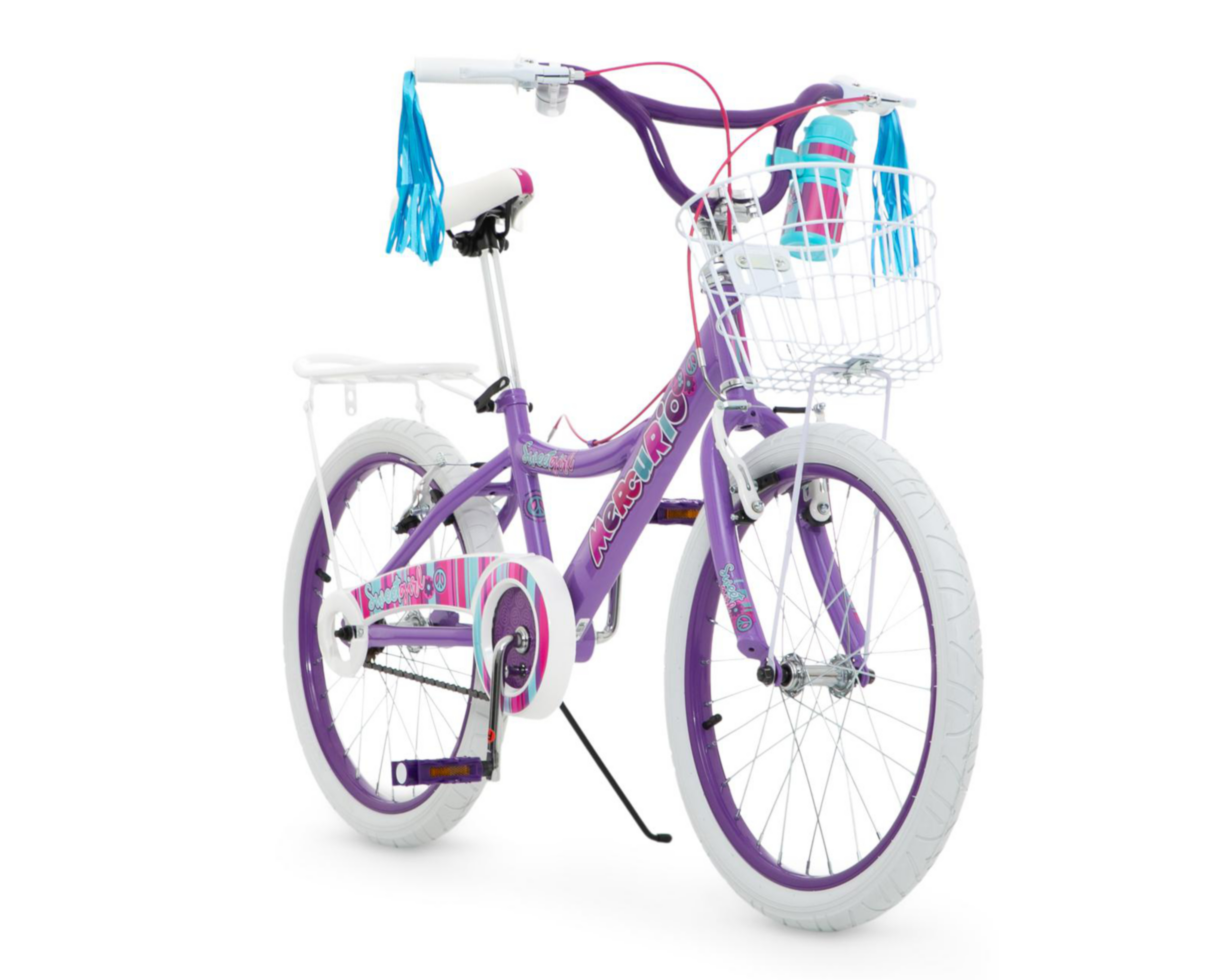 Foto 2 pulgar | Bicicleta Infantil Mercurio Sweetgirl Rodada 20 Lila