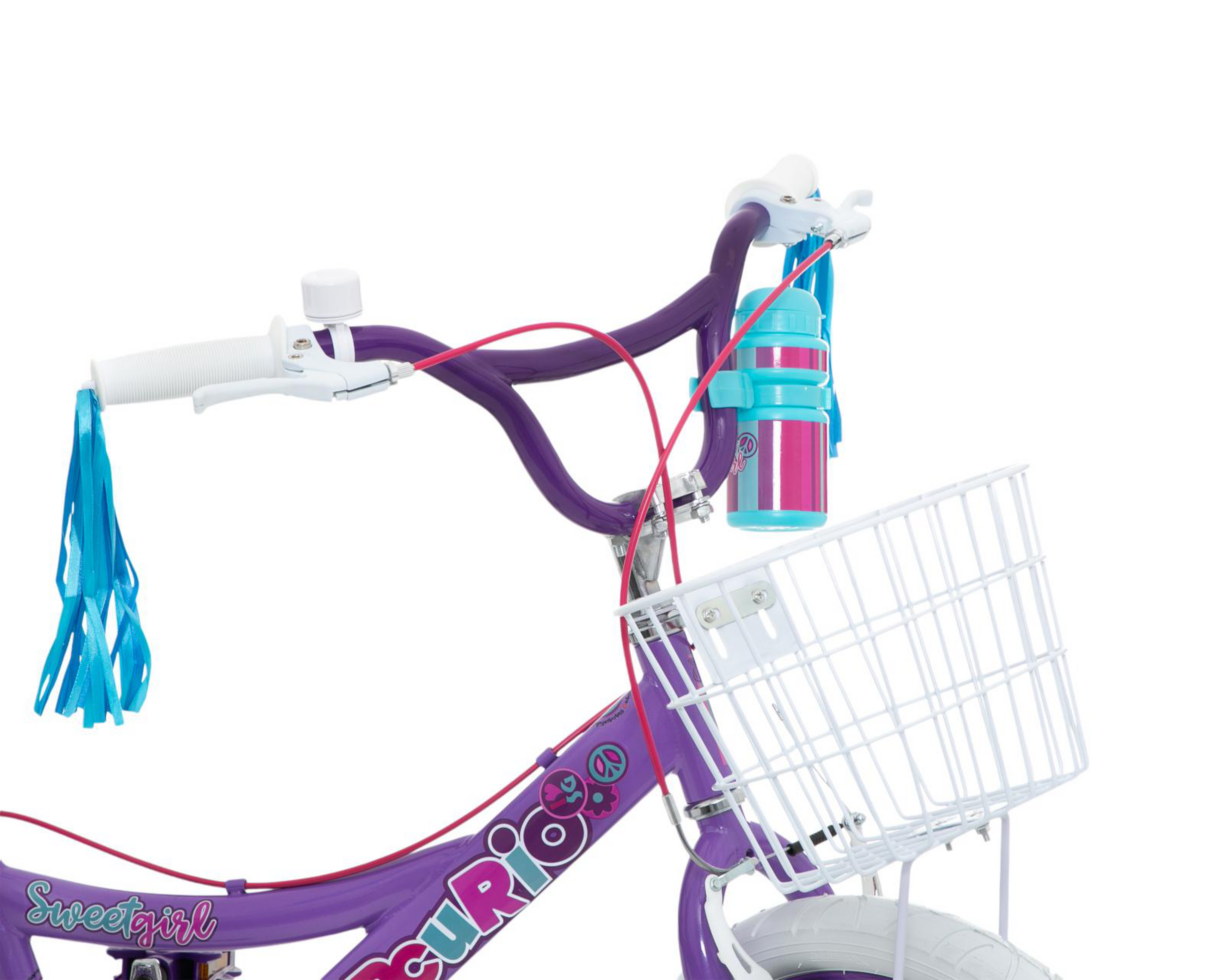 Foto 4 pulgar | Bicicleta Infantil Mercurio Sweetgirl Rodada 20 Lila