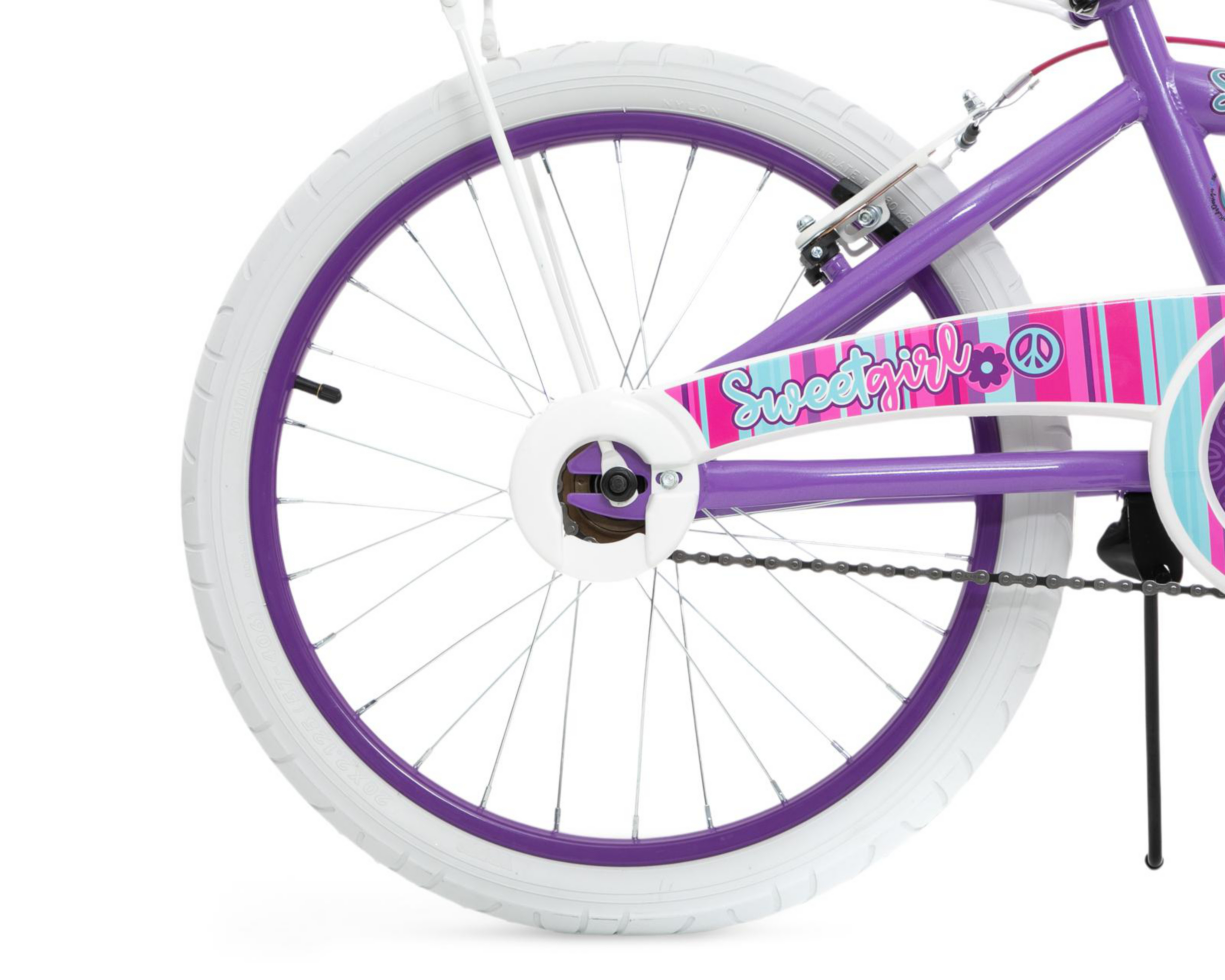 Foto 6 pulgar | Bicicleta Infantil Mercurio Sweetgirl Rodada 20 Lila