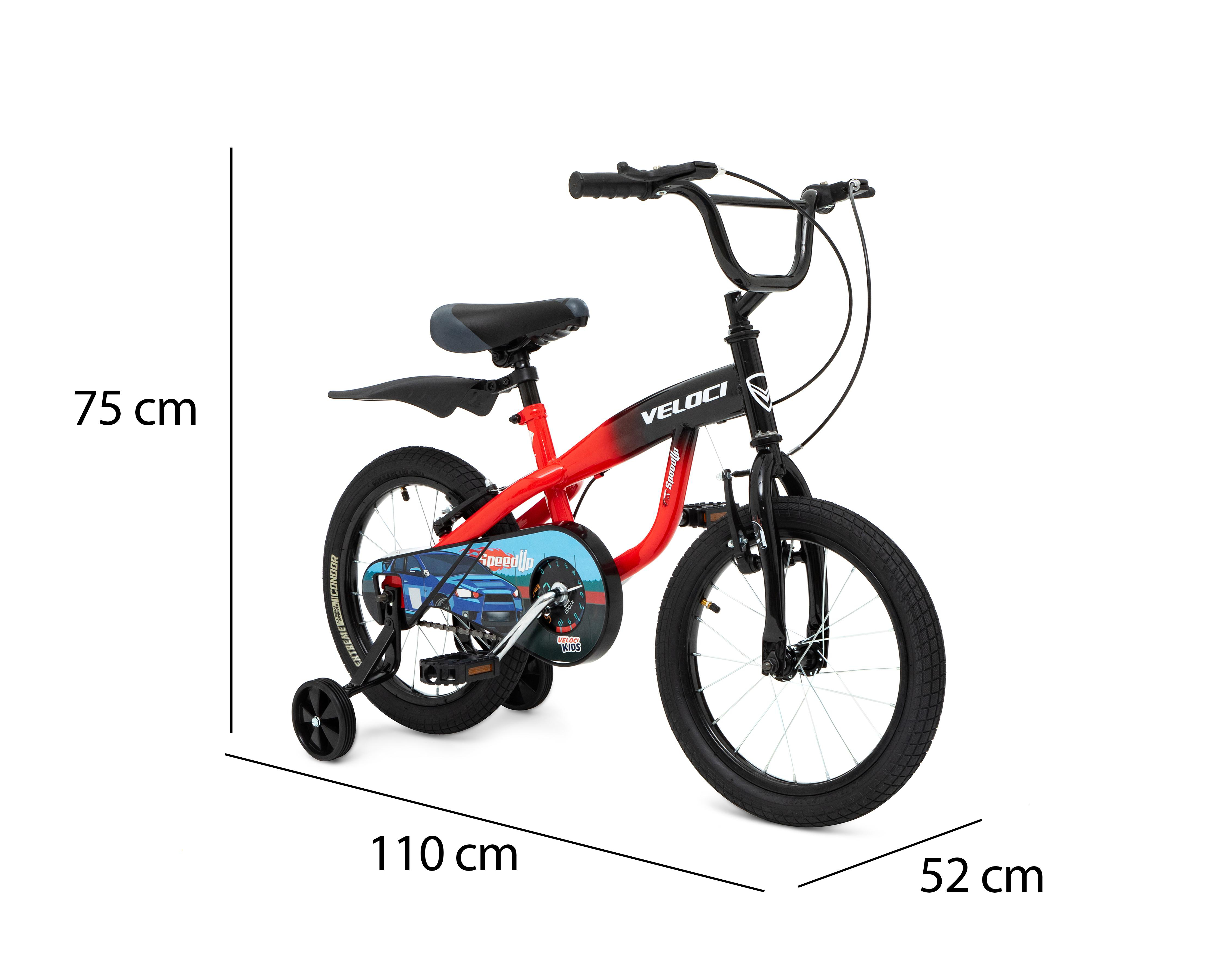 Foto 7 | Bicicleta Infantil Veloci SpeedUp Rodada 16 Roja