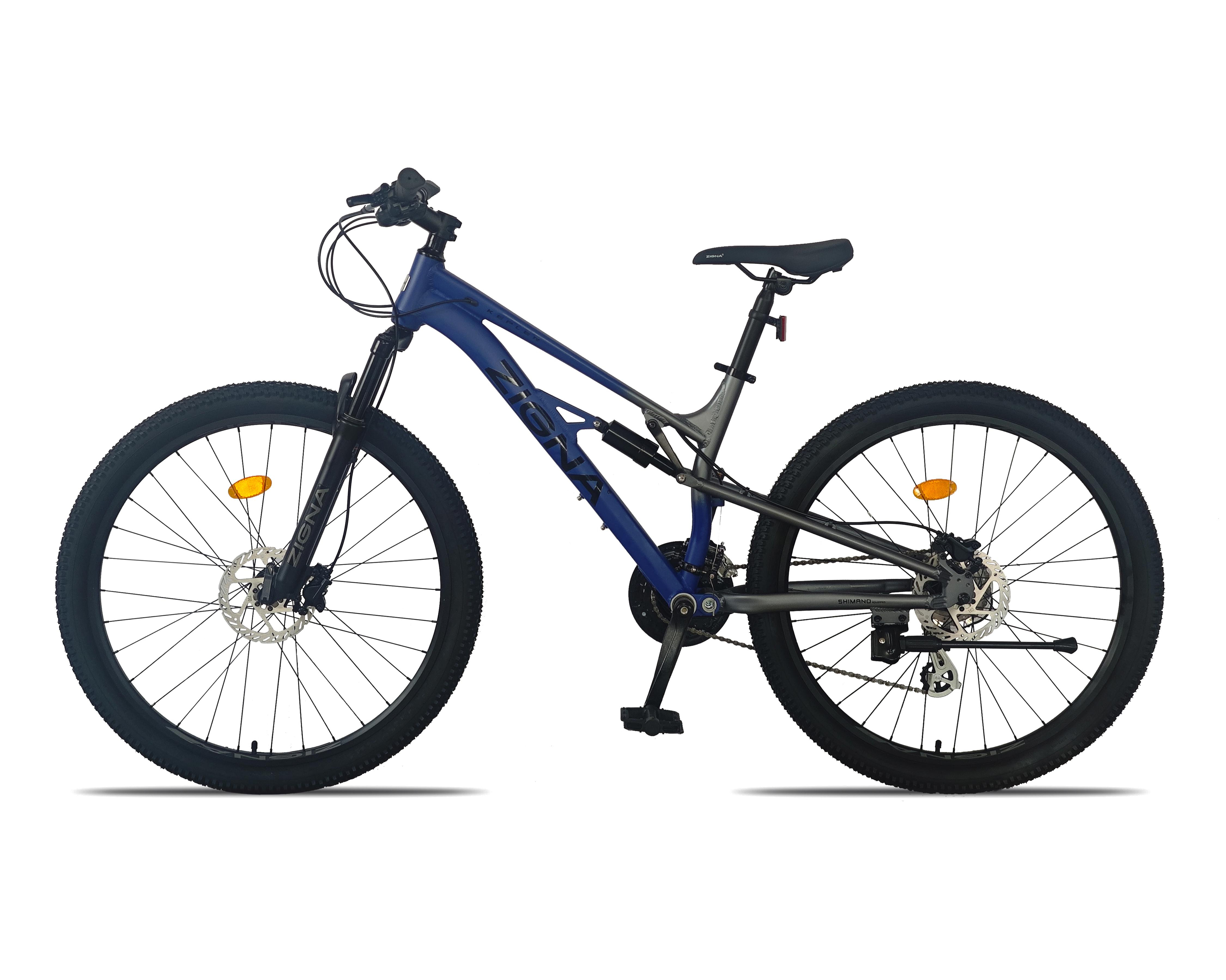 Foto 4 | Bicicleta de Montaña Zigna Kepler DS Rodada 27.5 Azul