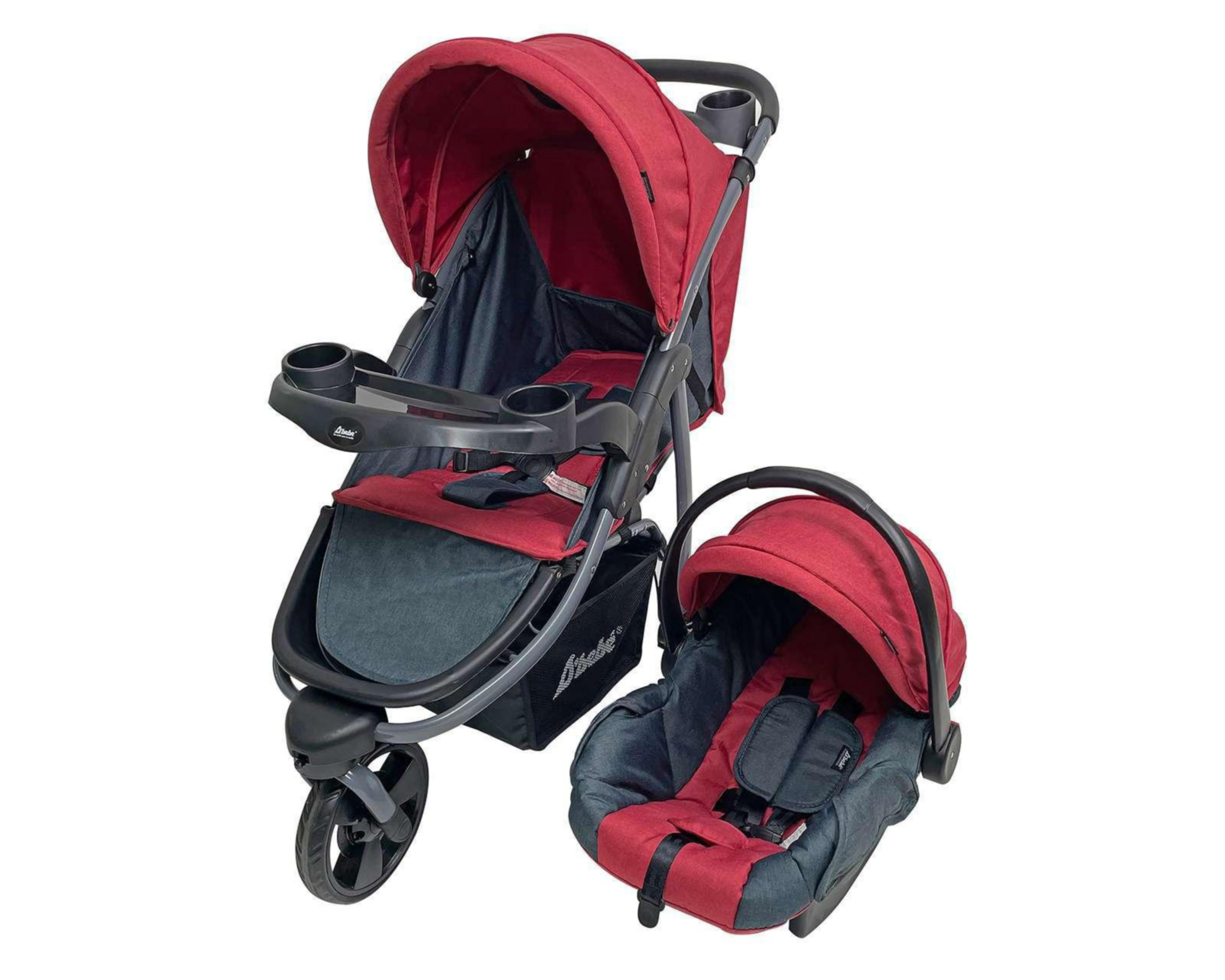 Sistema de Viaje D Bebé Travel System Sport Rojo