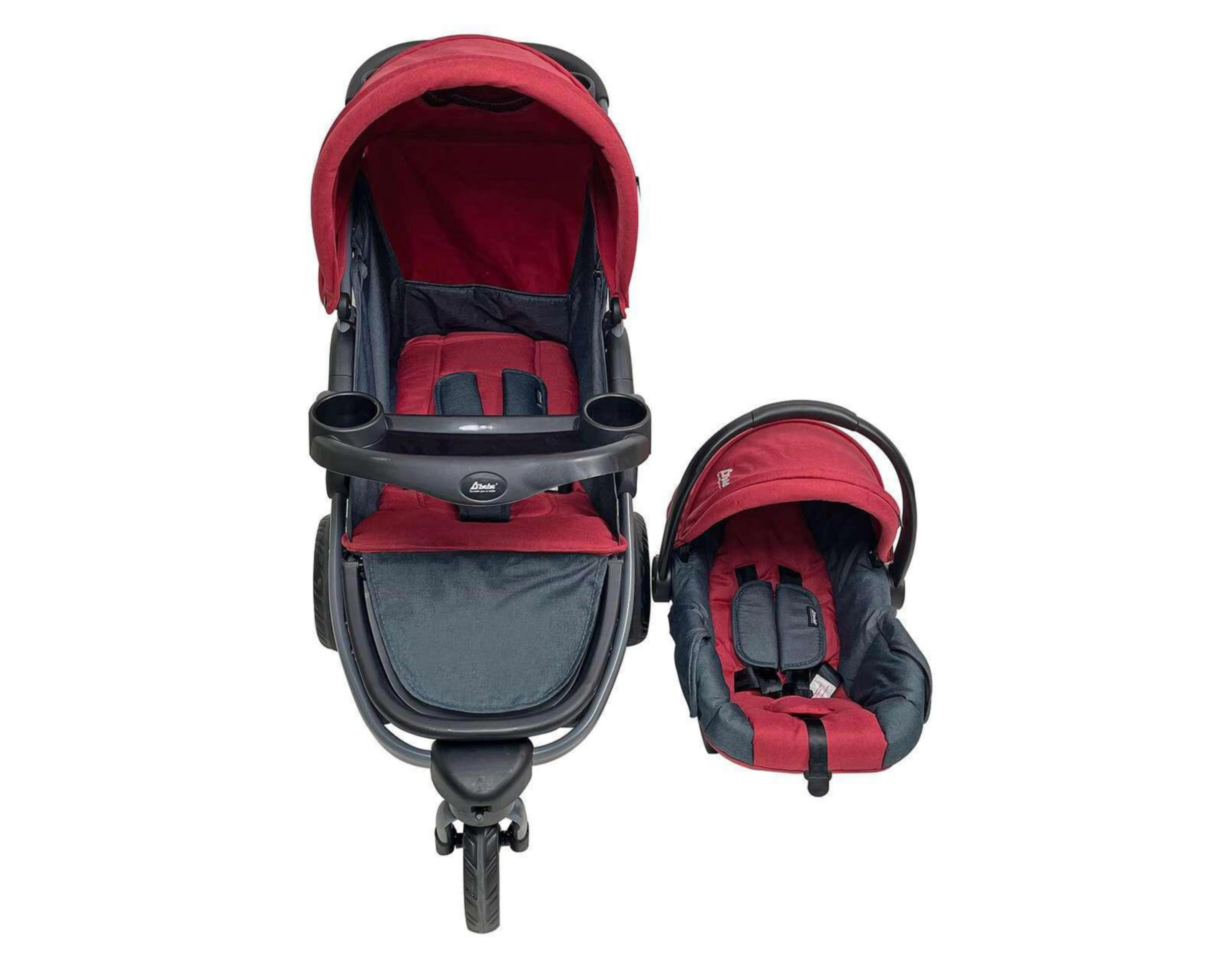 Foto 3 pulgar | Sistema de Viaje D Bebé Travel System Sport Rojo