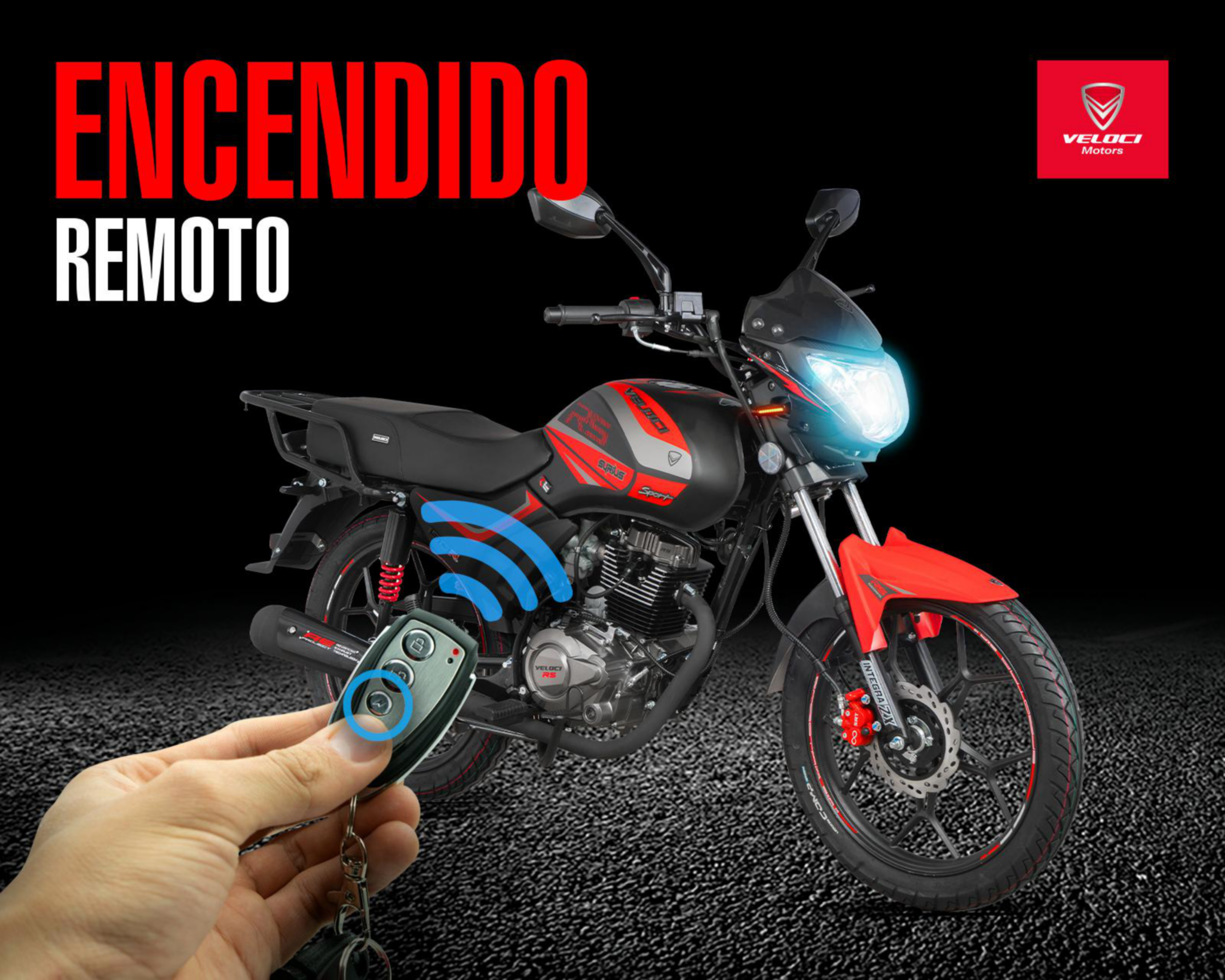 Foto 7 pulgar | Motocicleta Veloci Syrius RS Sport 150 cc 2024