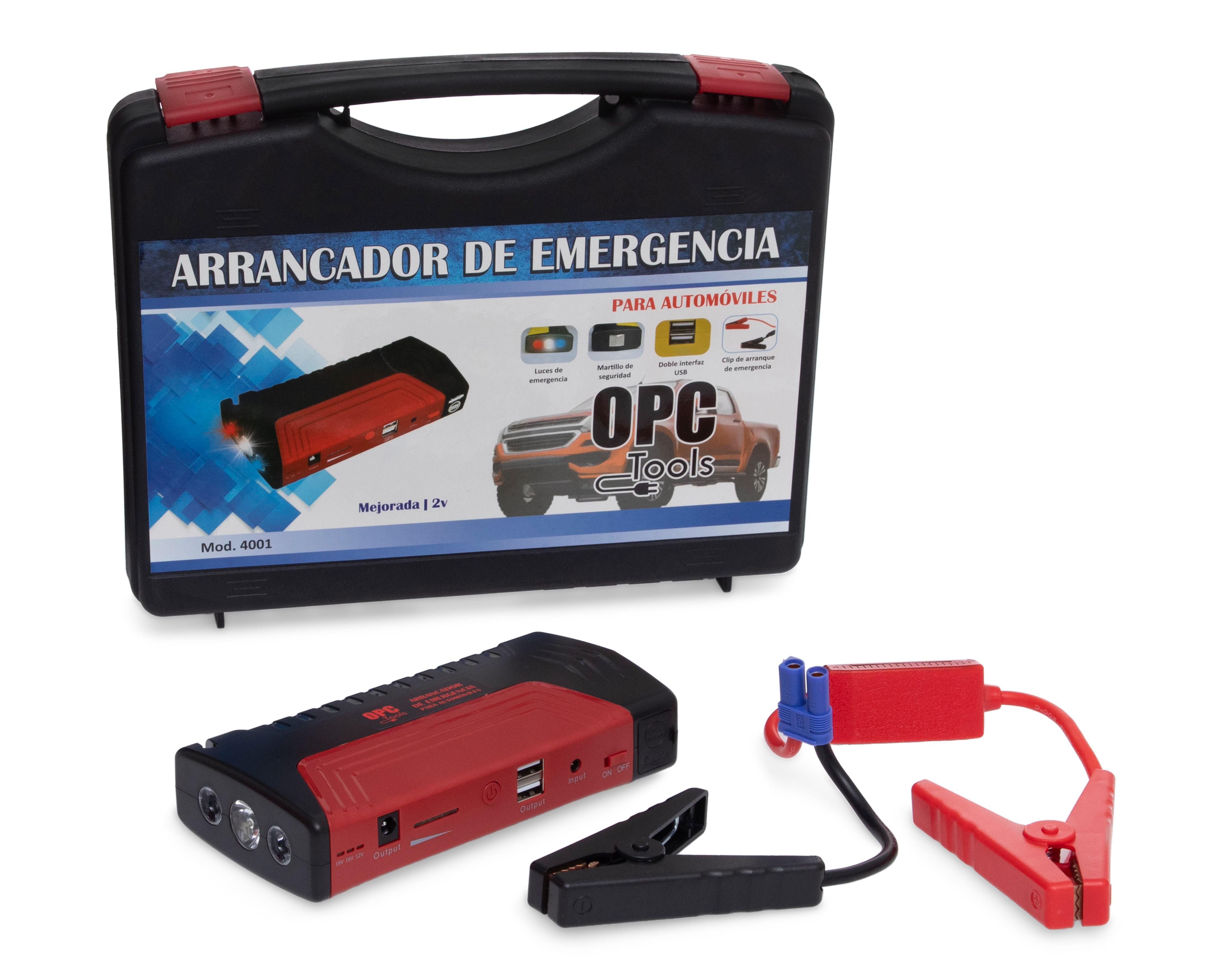 Arrancador de Batería para Auto Opc Tools 4001 5 Piezas