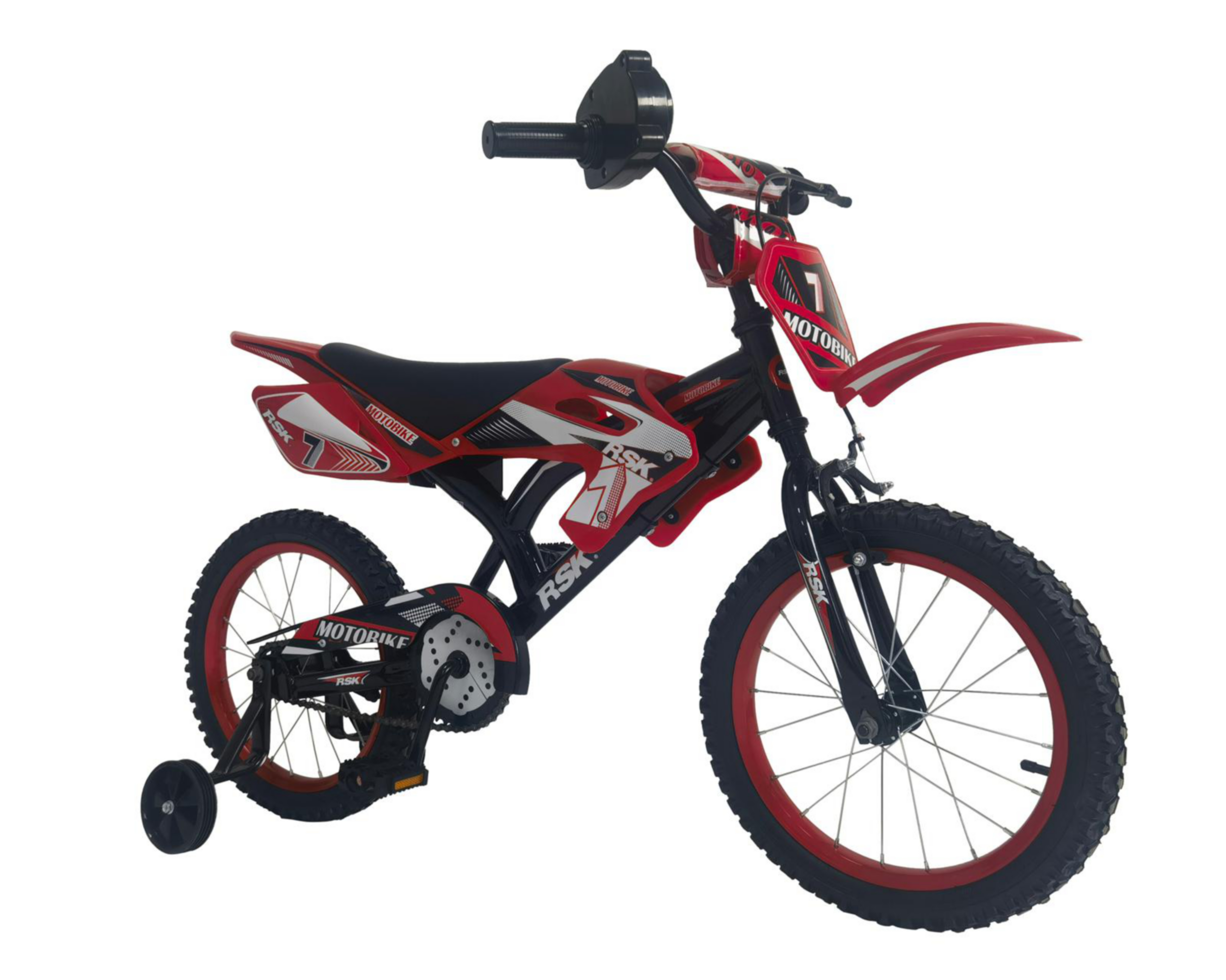 Bicicleta Infantil RSK Motobike Rodada 16 Roja $3,499