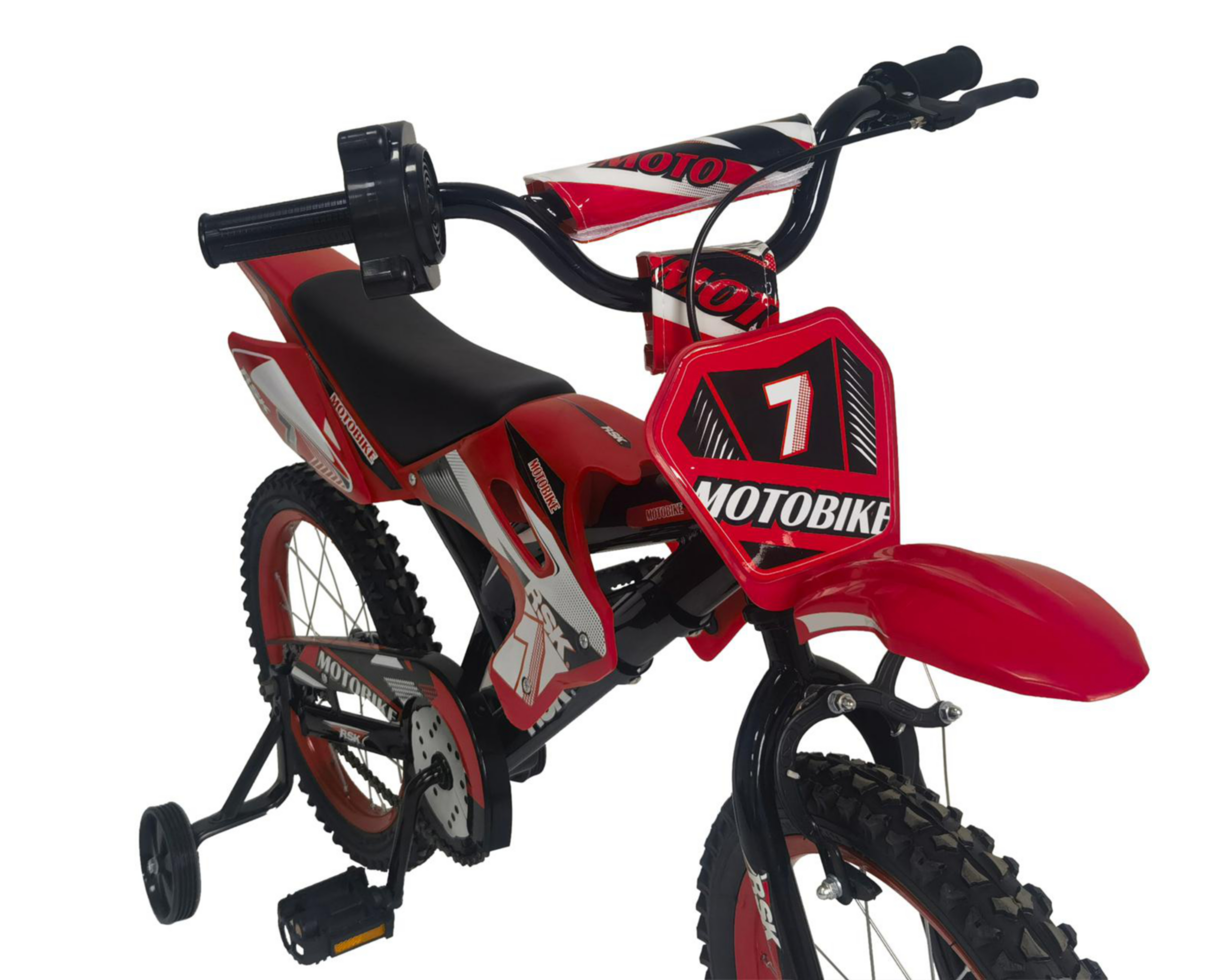 Foto 4 pulgar | Bicicleta Infantil RSK Motobike Rodada 16 Roja