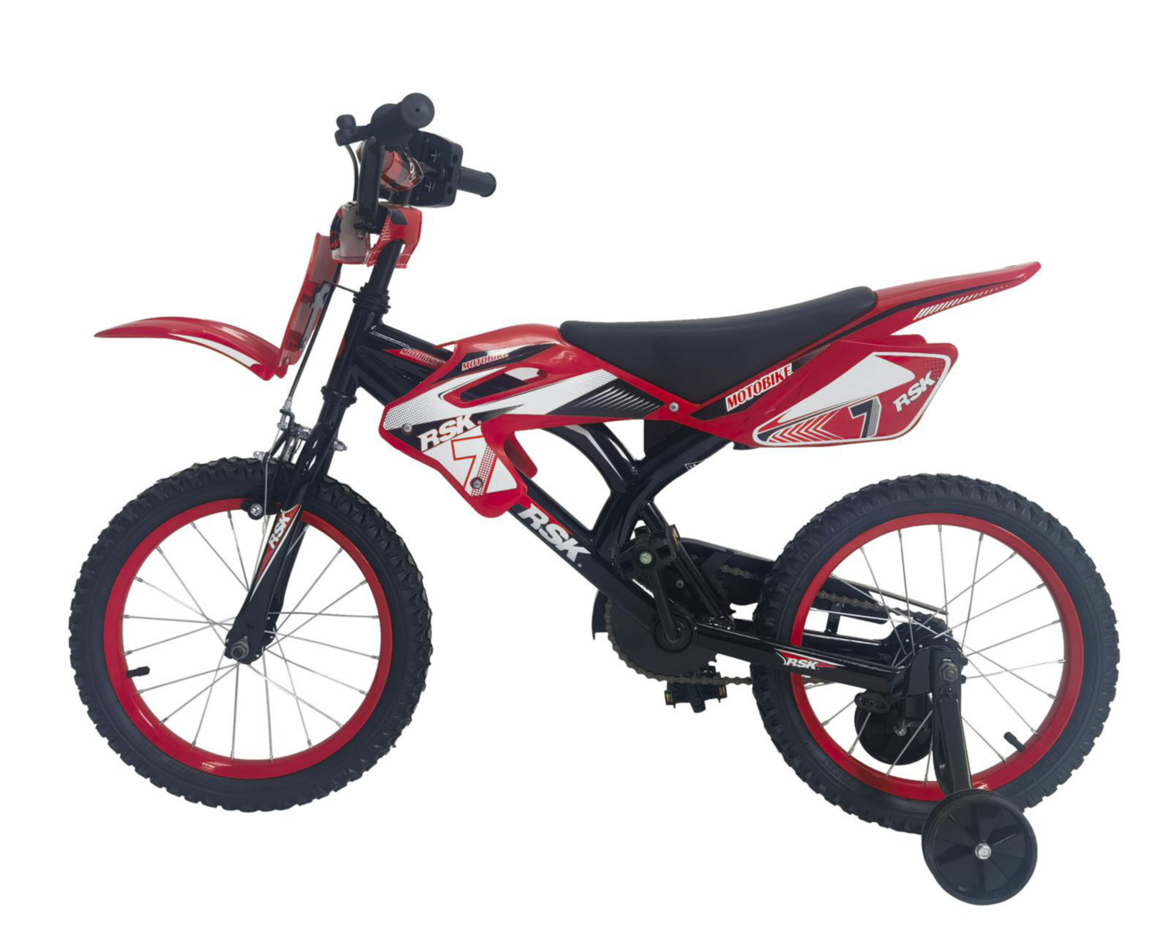 Foto 7 pulgar | Bicicleta Infantil RSK Motobike Rodada 16 Roja