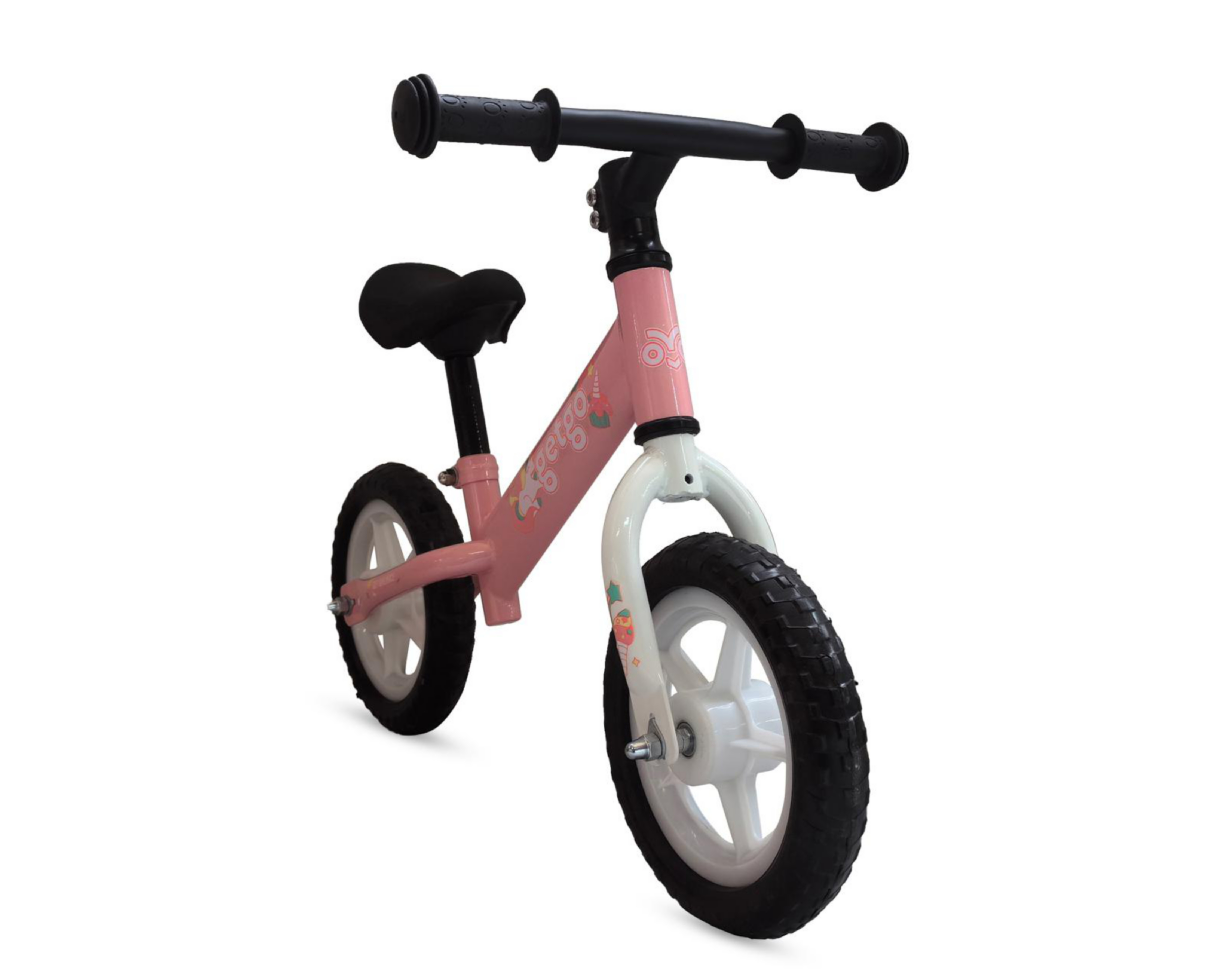 Foto 2 pulgar | Bicicleta Infantil Getgo Balance Girl Rodada 12 Rosa