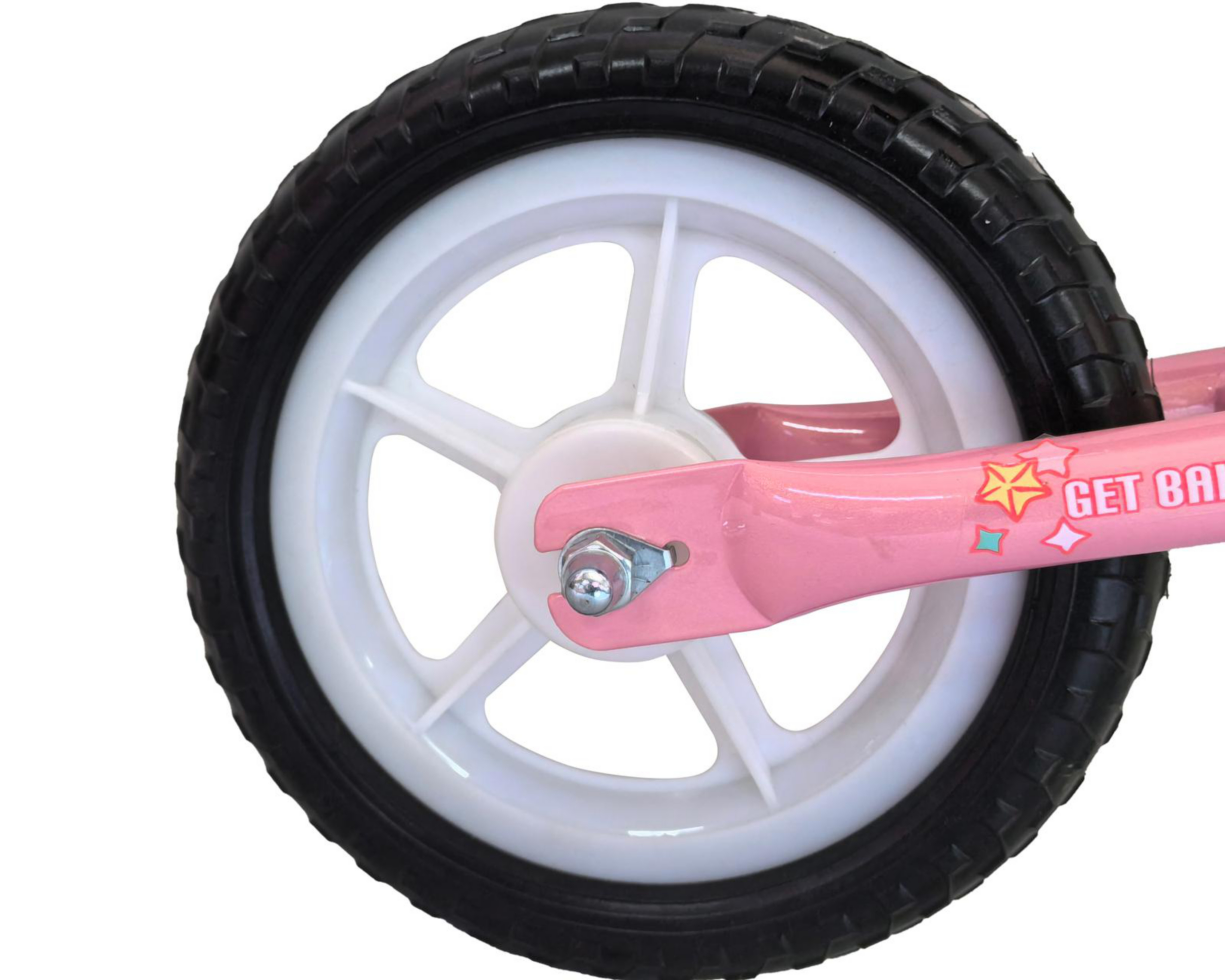 Foto 4 pulgar | Bicicleta Infantil Getgo Balance Girl Rodada 12 Rosa