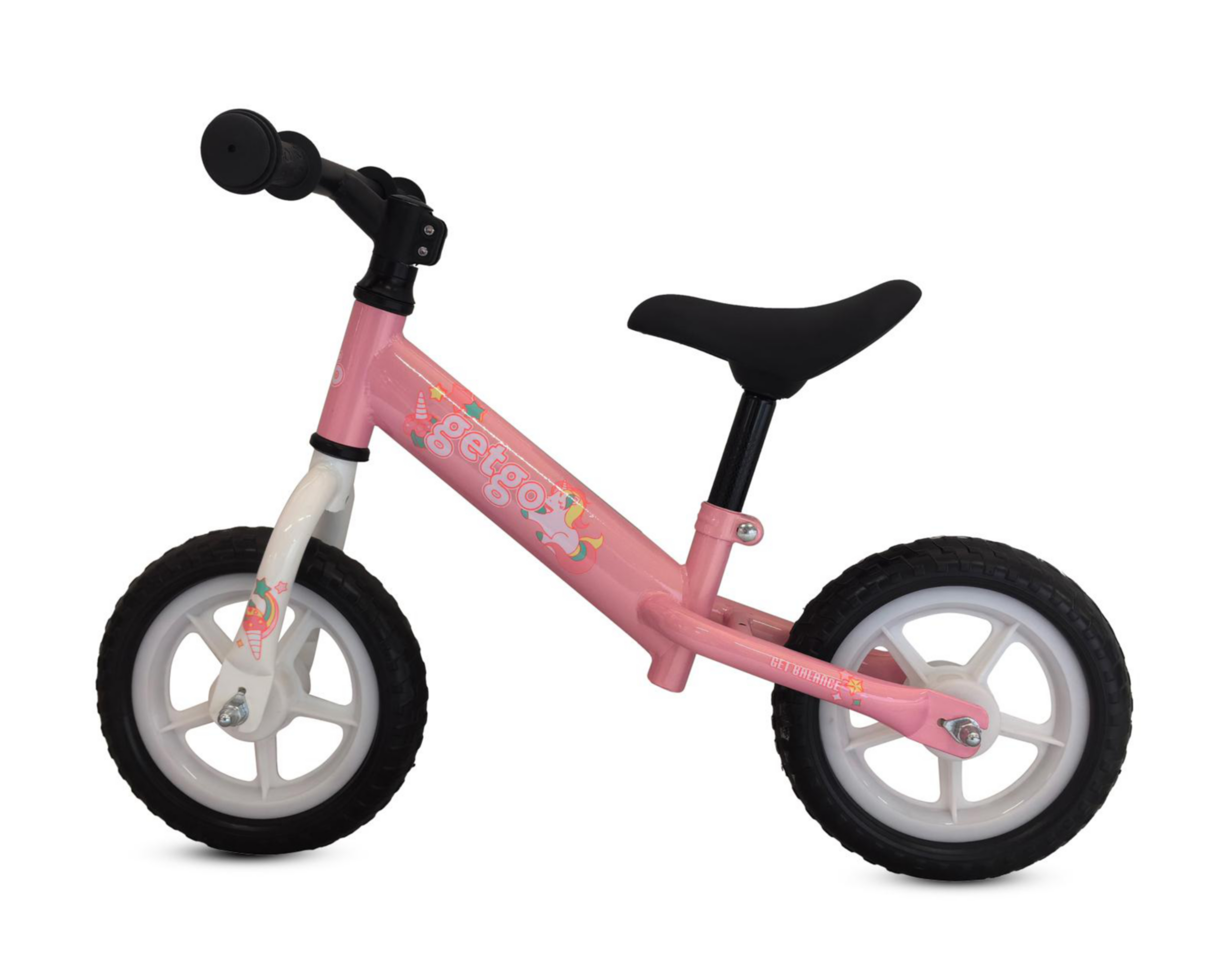 Foto 9 pulgar | Bicicleta Infantil Getgo Balance Girl Rodada 12 Rosa