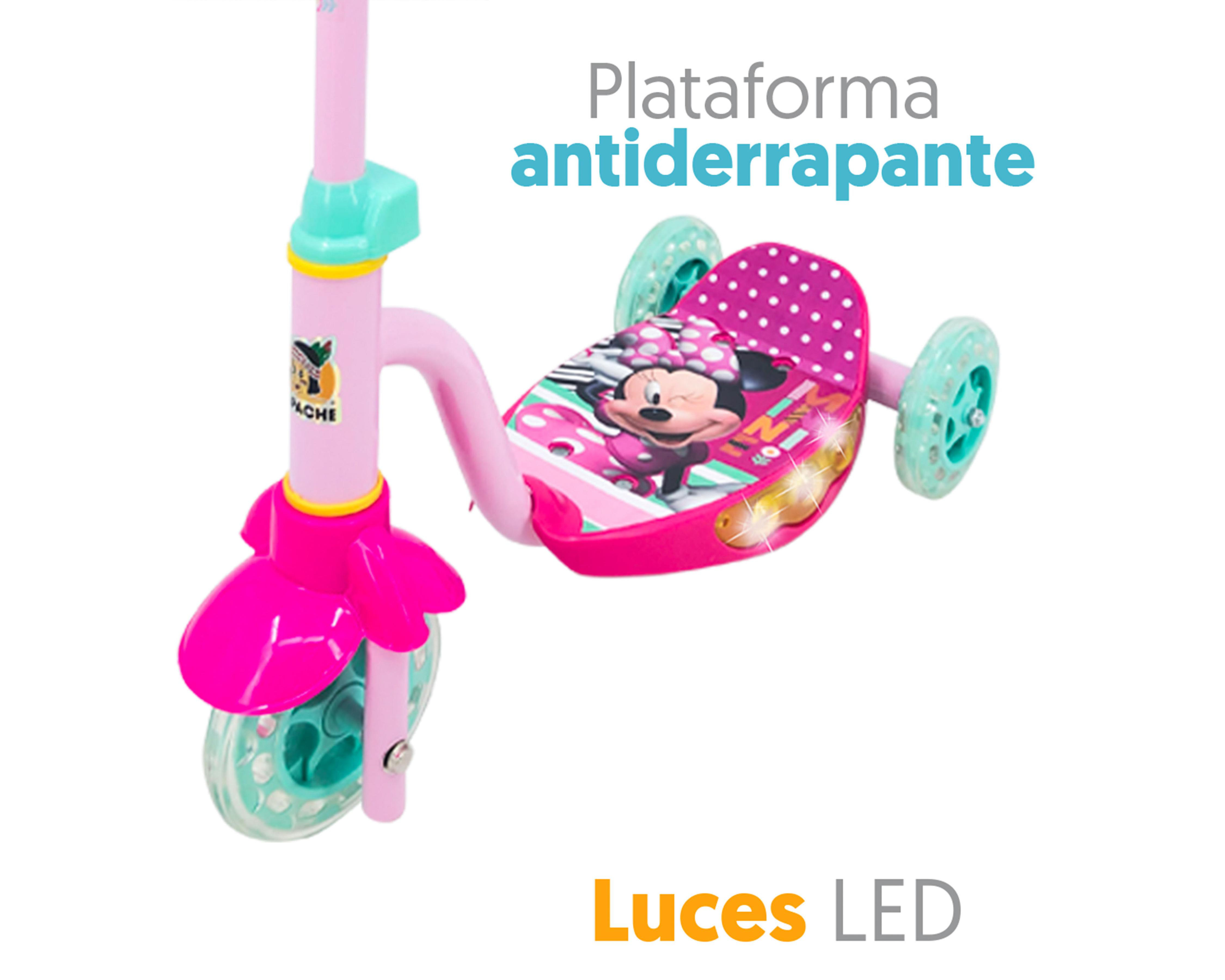 Foto 5 pulgar | Scooter para Niña Apache Minnie Mouse con Luces