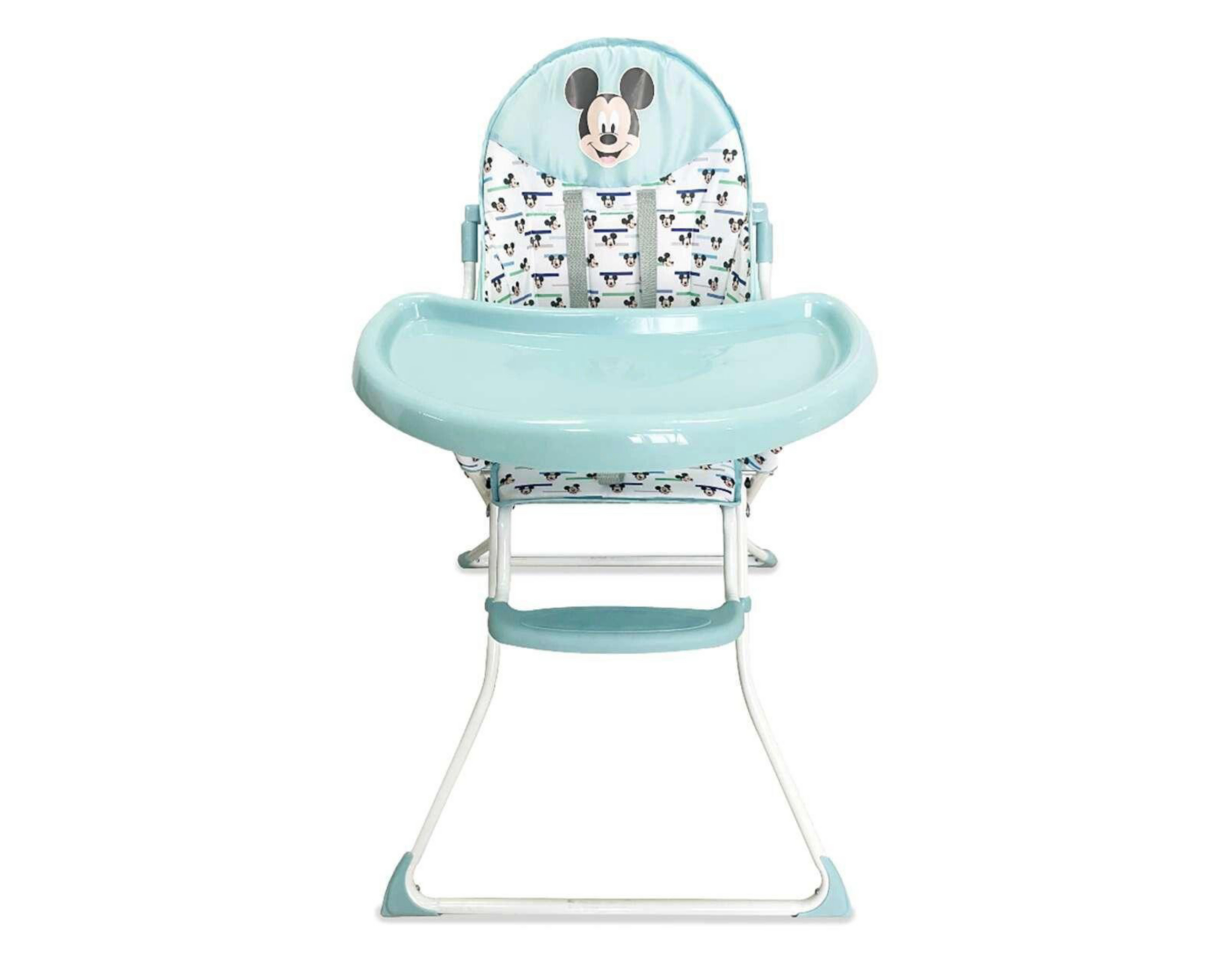 Foto 3 pulgar | Silla Alta Disney Baby Mickey Azul