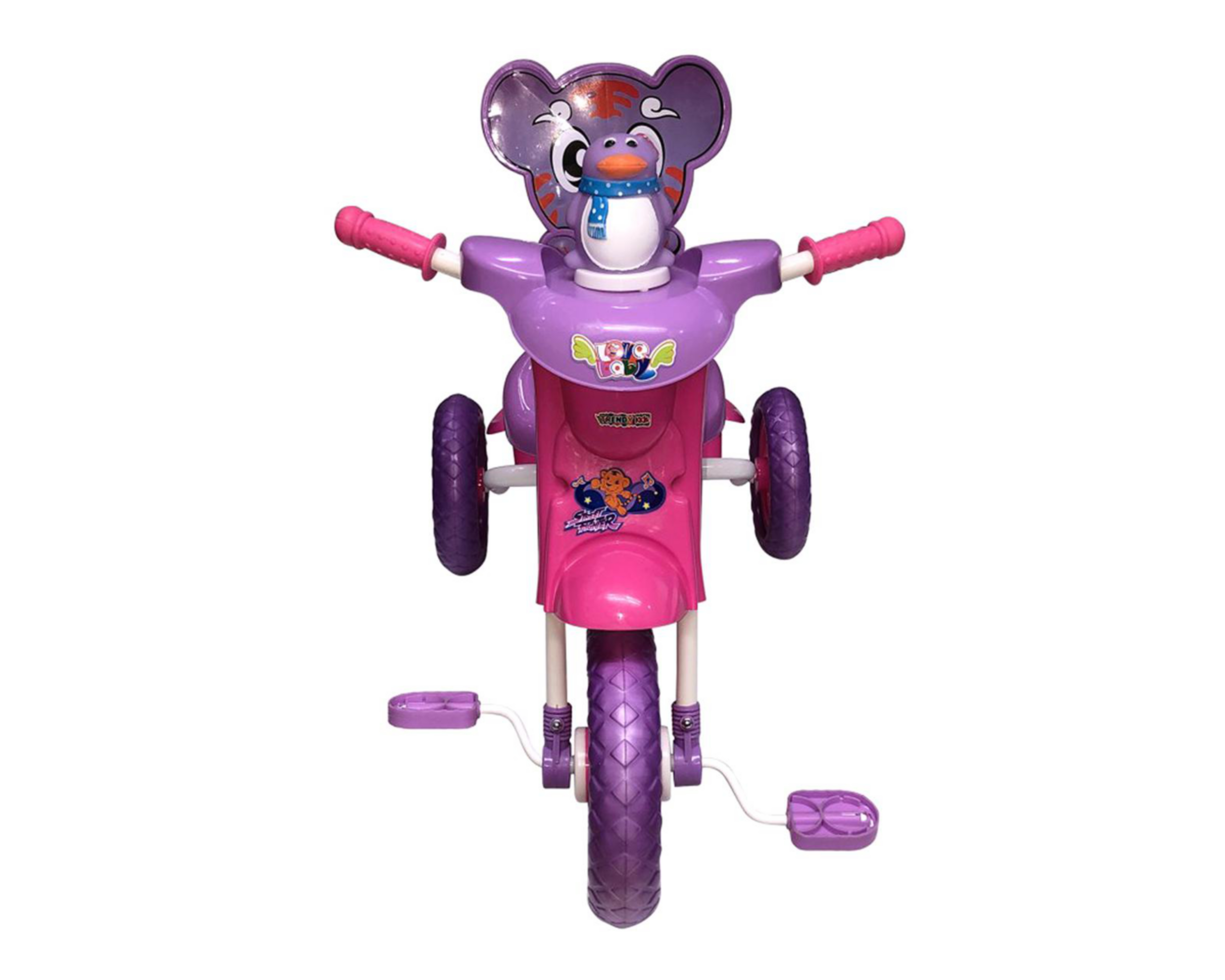 Foto 3 pulgar | Triciclo Trendy Kids Pingüino Rosa