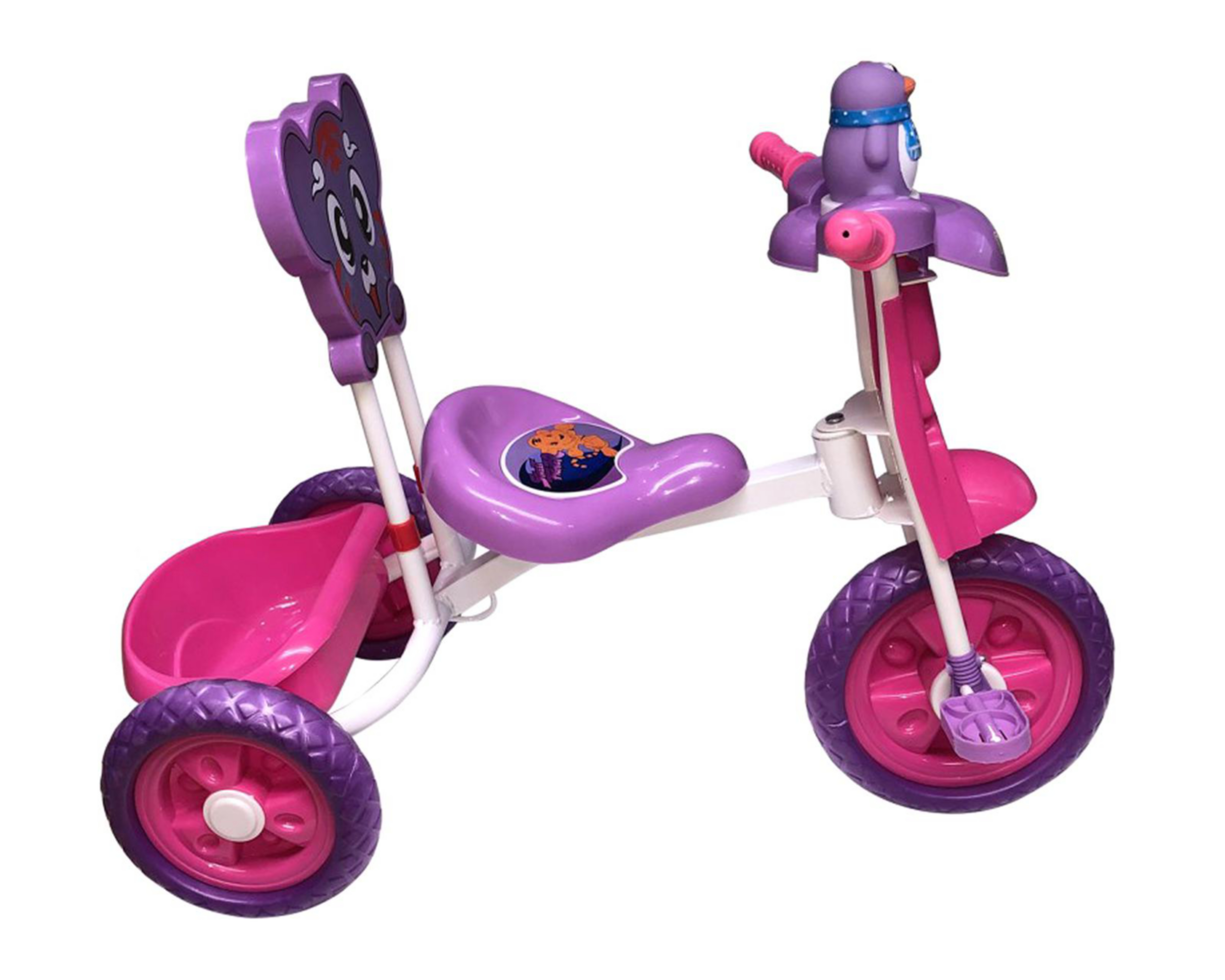 Foto 4 pulgar | Triciclo Trendy Kids Pingüino Rosa