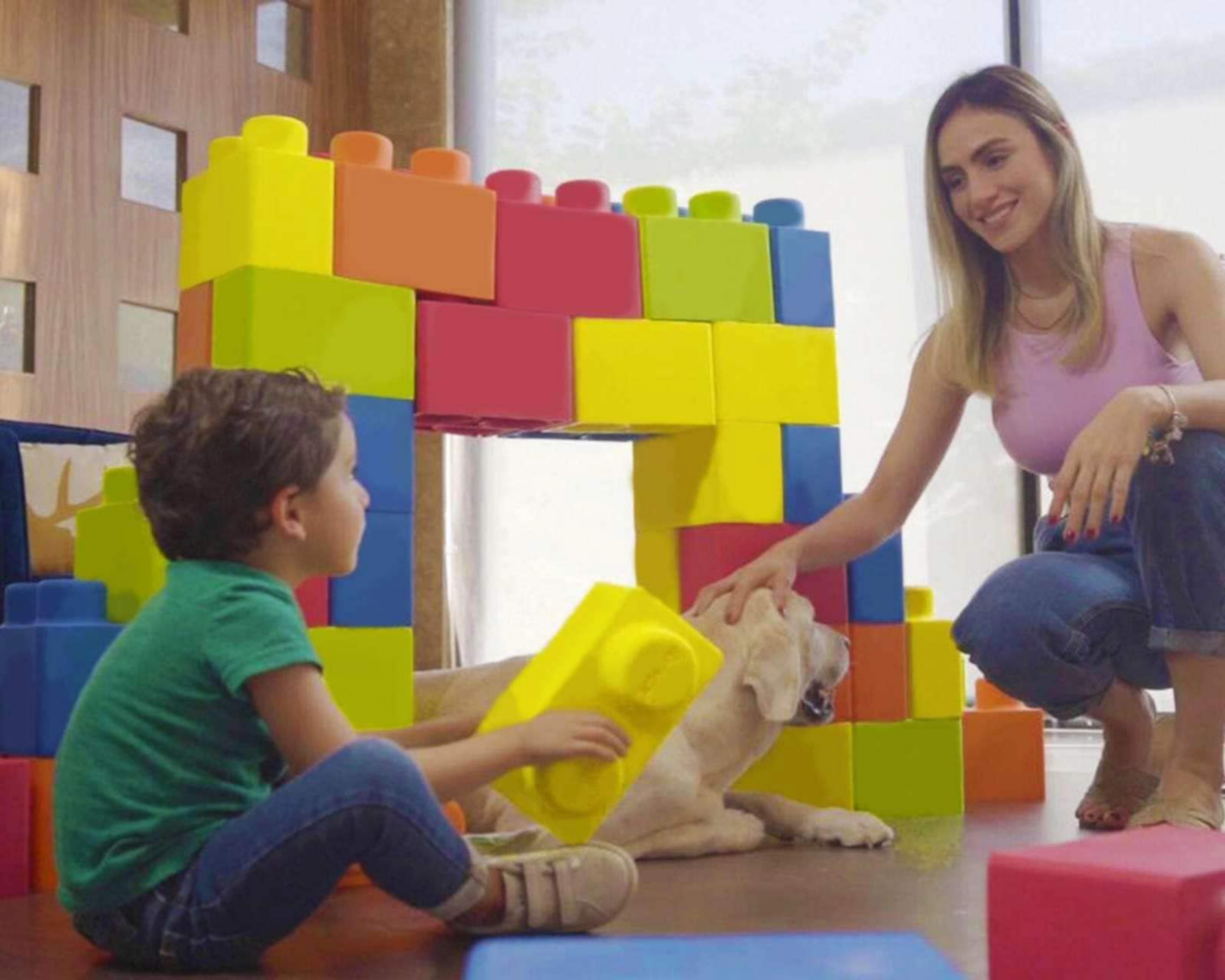 Foto 5 | Bloques Jumbo de Construcción de Hule Espuma 40 Piezas Ibrick