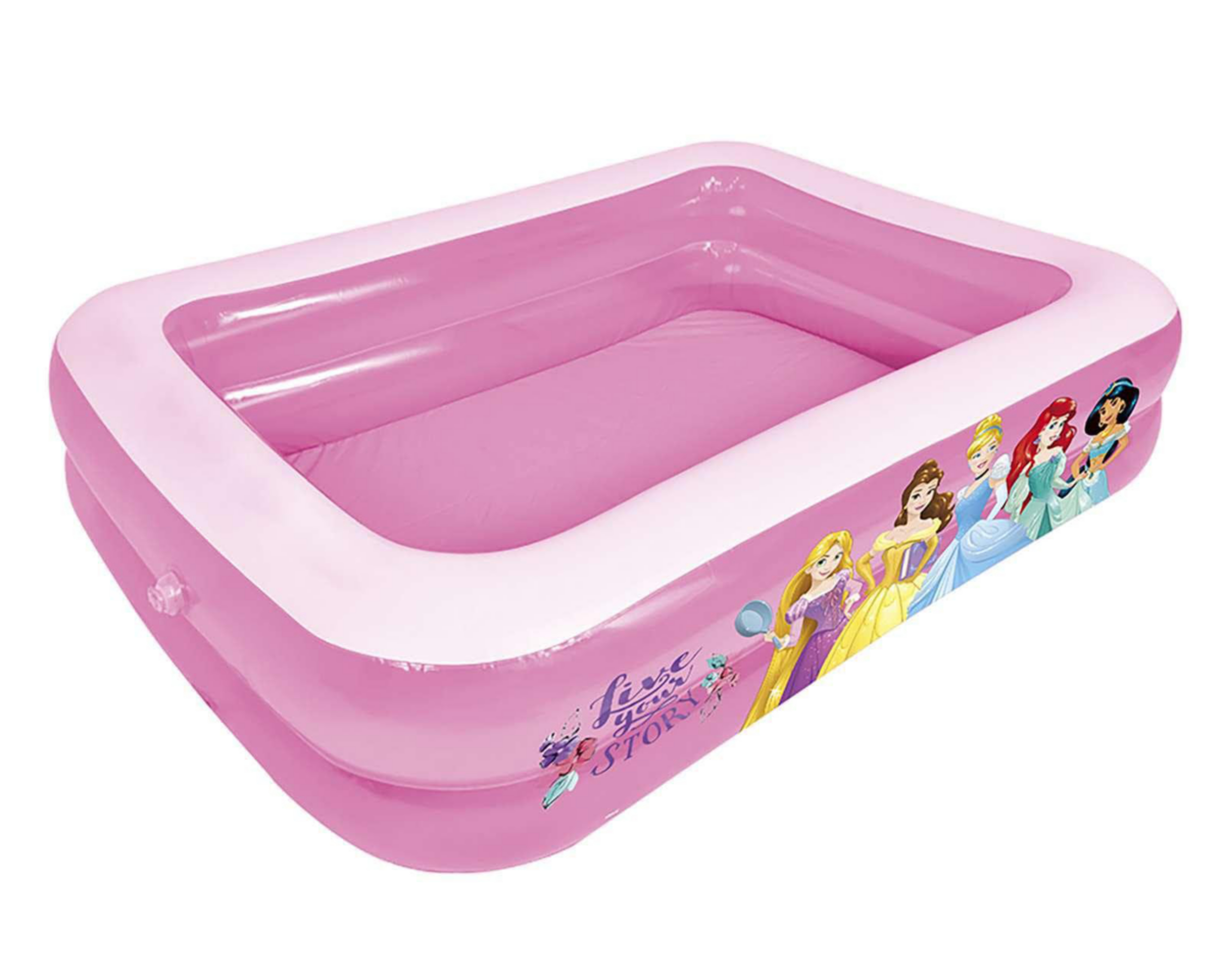 Foto 2 pulgar | Alberca Infantil Rectangular Eurotoys Princesas Disney 400 L 180 x 140 x 43 cm