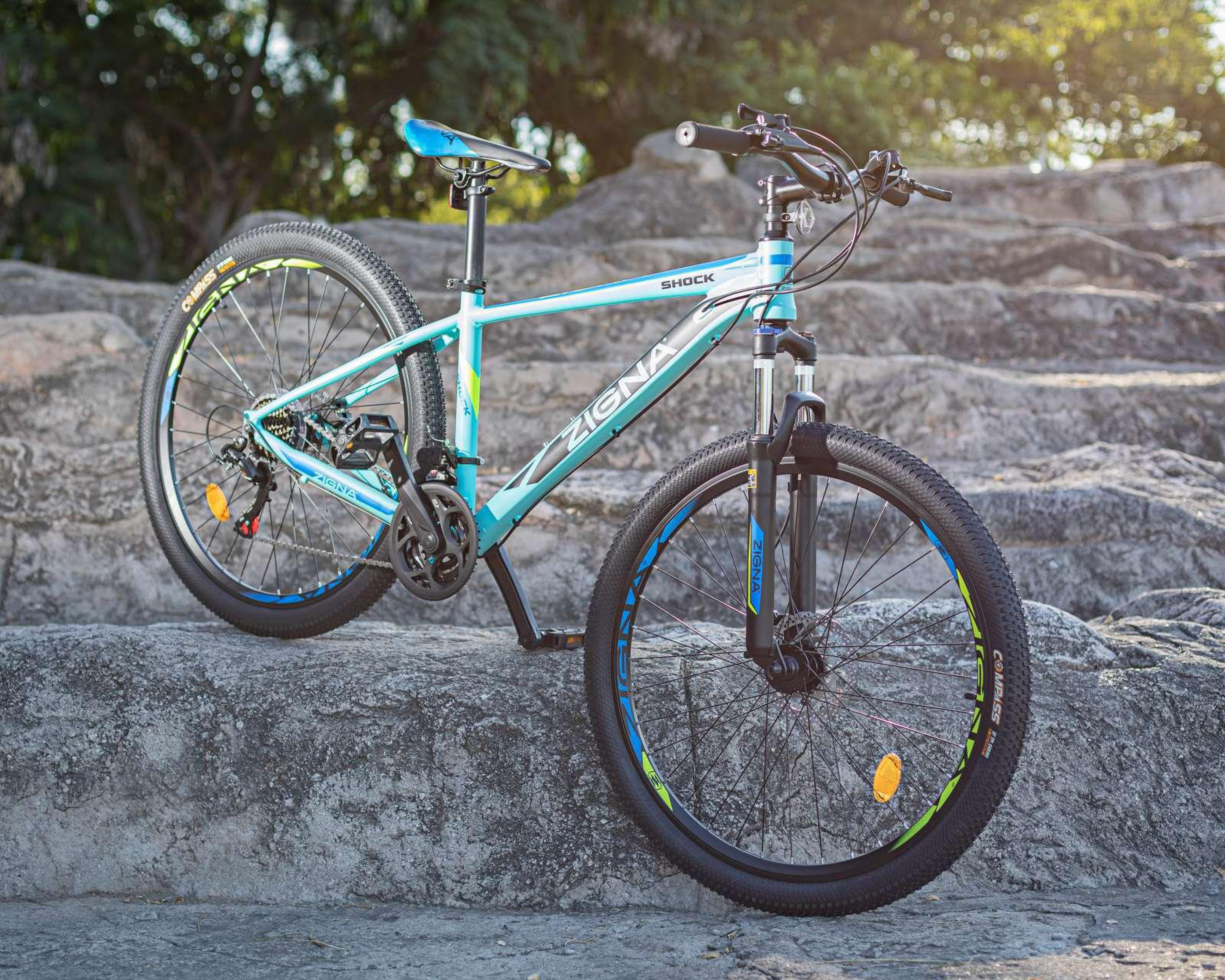 Foto 2 pulgar | Bicicleta de Montaña Zigna Shock 27.5" Azul