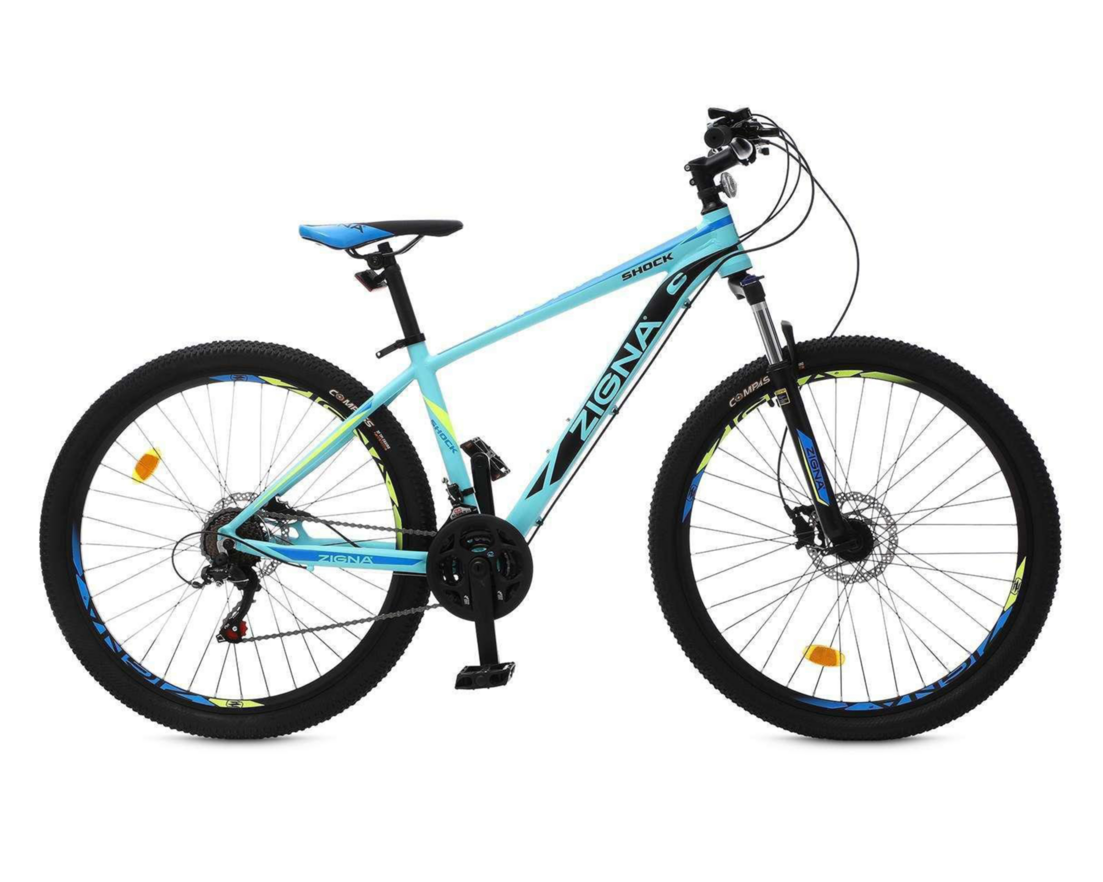 Foto 4 pulgar | Bicicleta de Montaña Zigna Shock 27.5" Azul