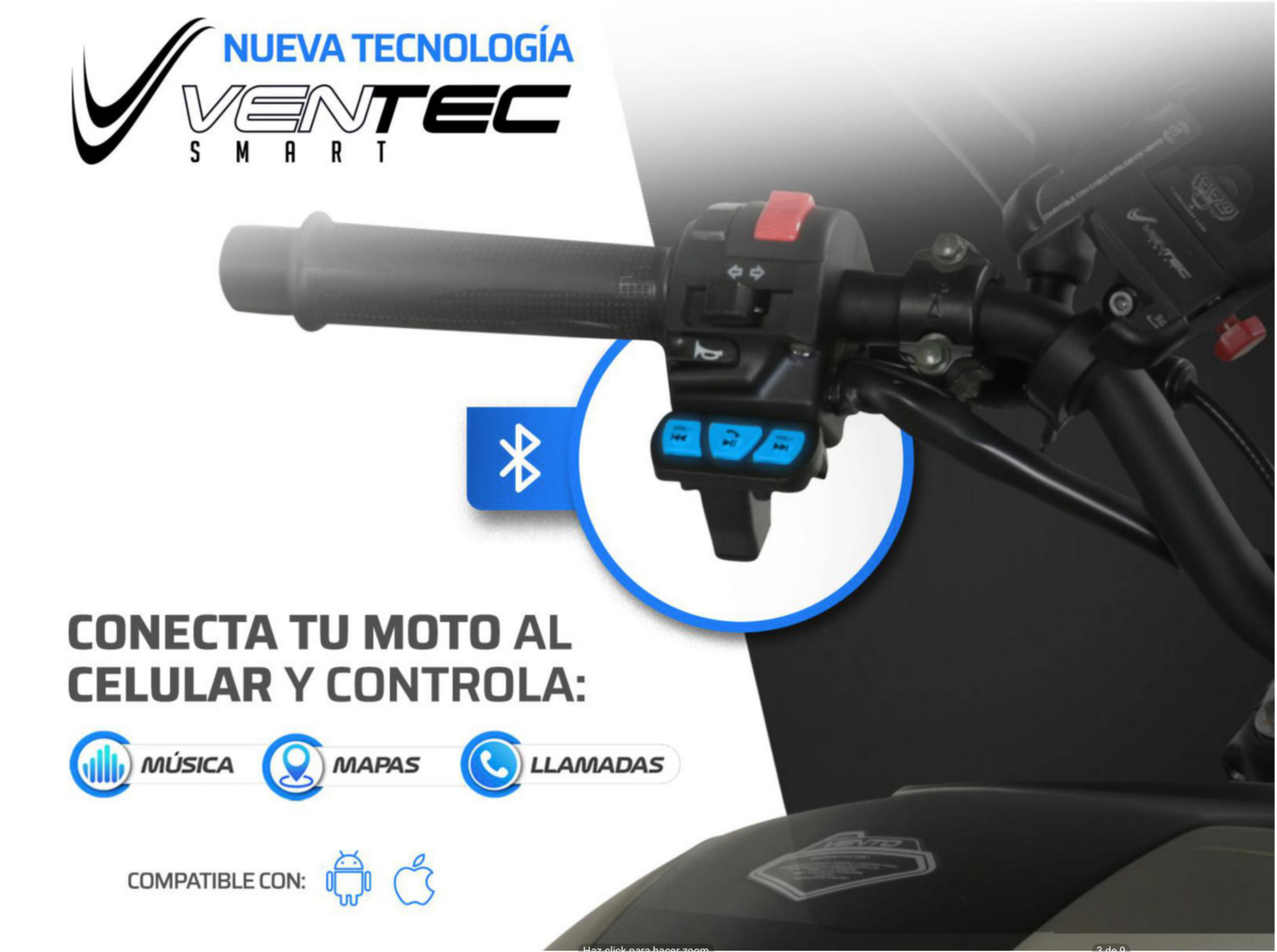 Foto 4 pulgar | Motocicleta Vento Nitrox 250 CC T3 2025