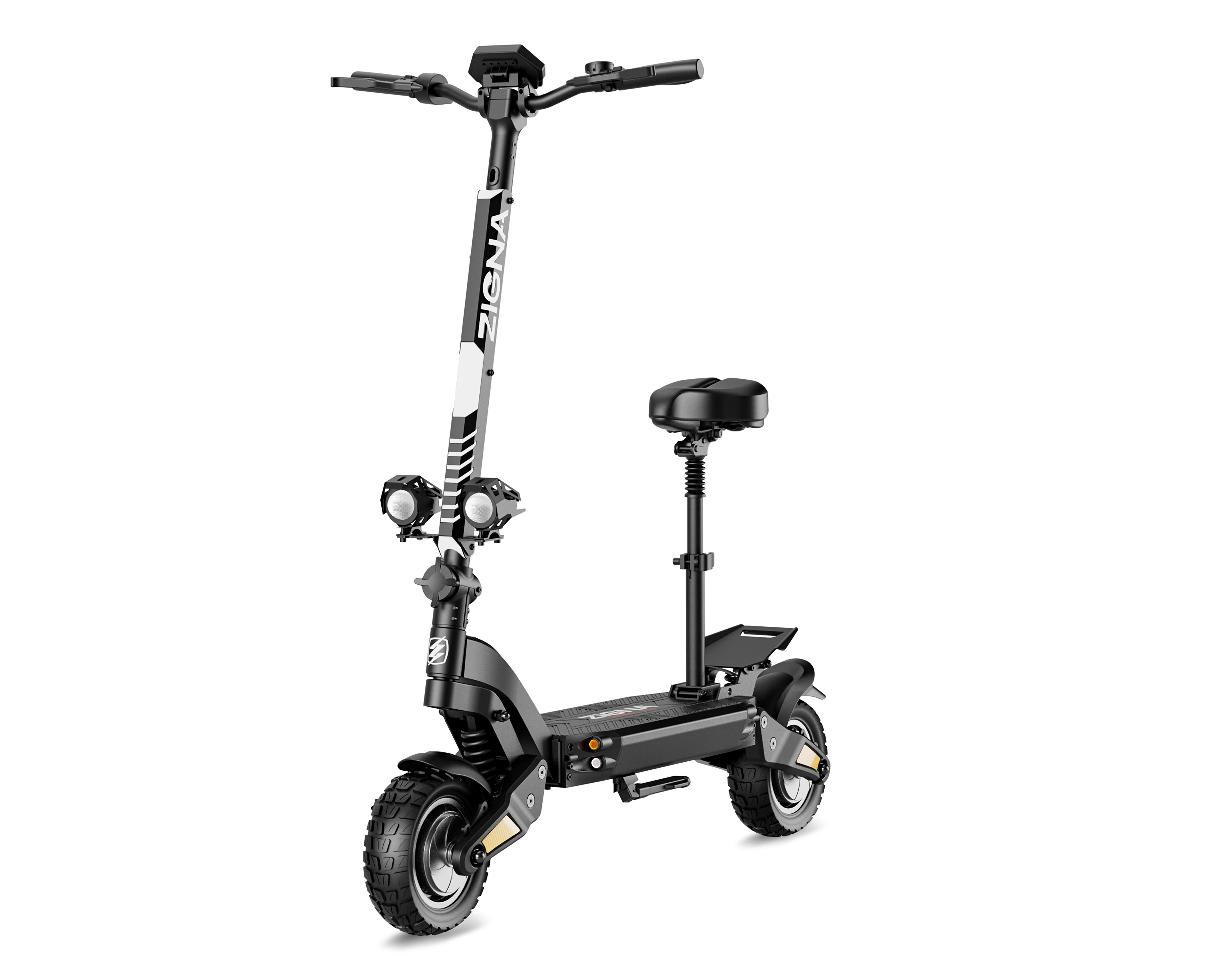 Scooter Eléctrico Zigna Rebel 700 hasta 55 km/h Negro