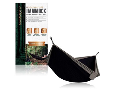 Foto 2 | Hamaca Mammoth CH0013-BKC Negro con Gris