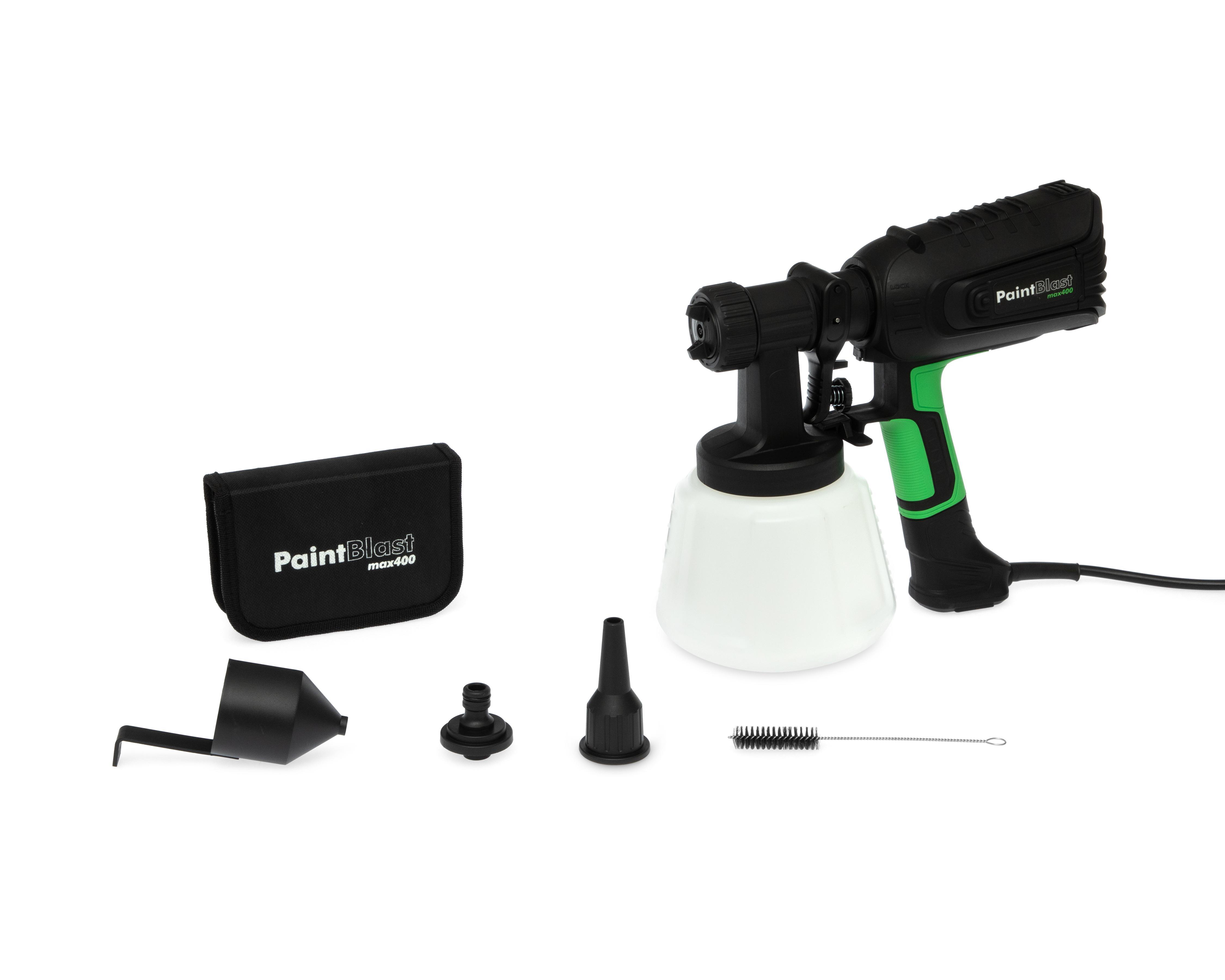 Pistola para Pintura Paint Blast MAX SPA8002 400 W 1.2 L y Estuche de Herramientas $1,099