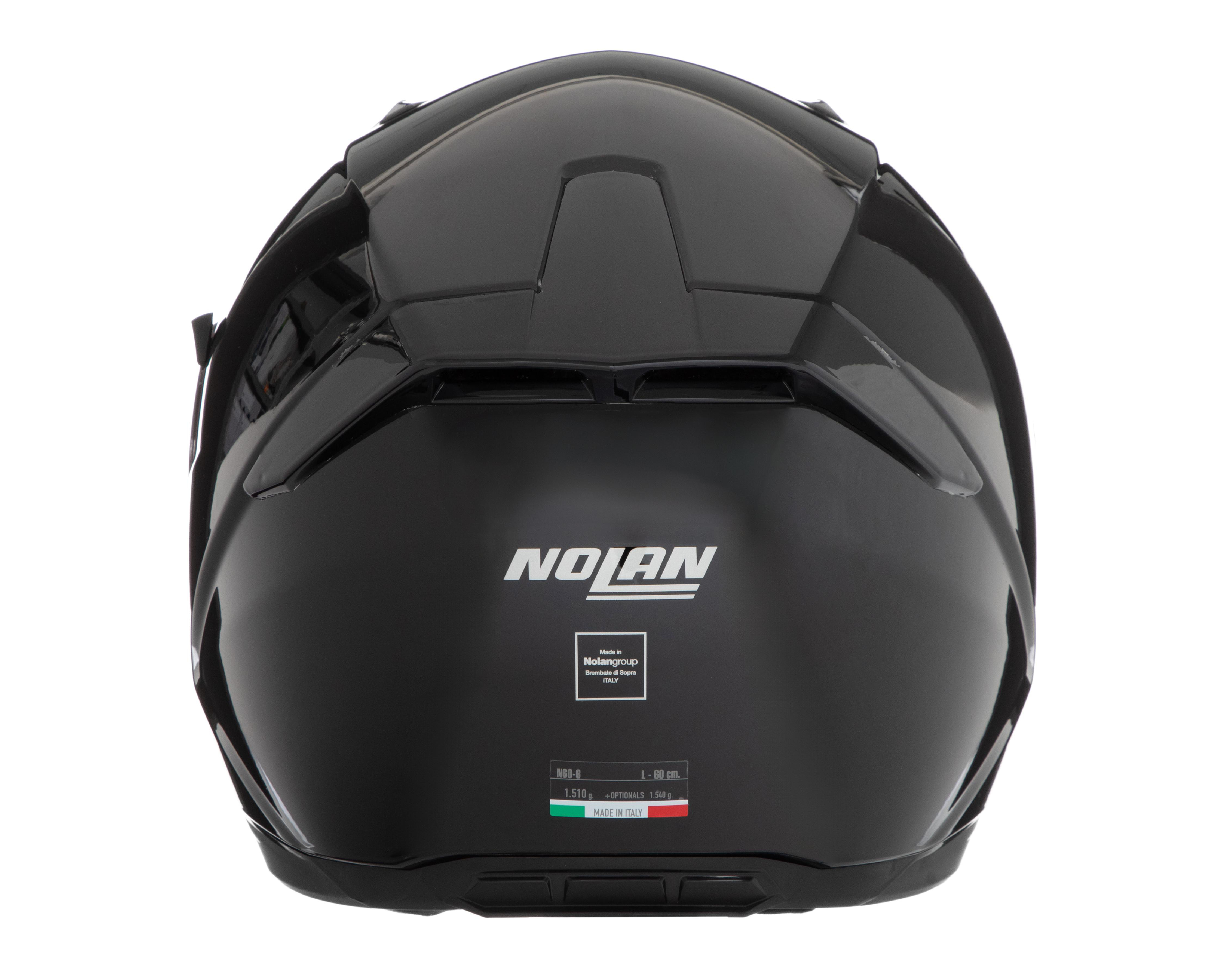 Foto 6 pulgar | Casco para Motociclista Nolan Grande Negro