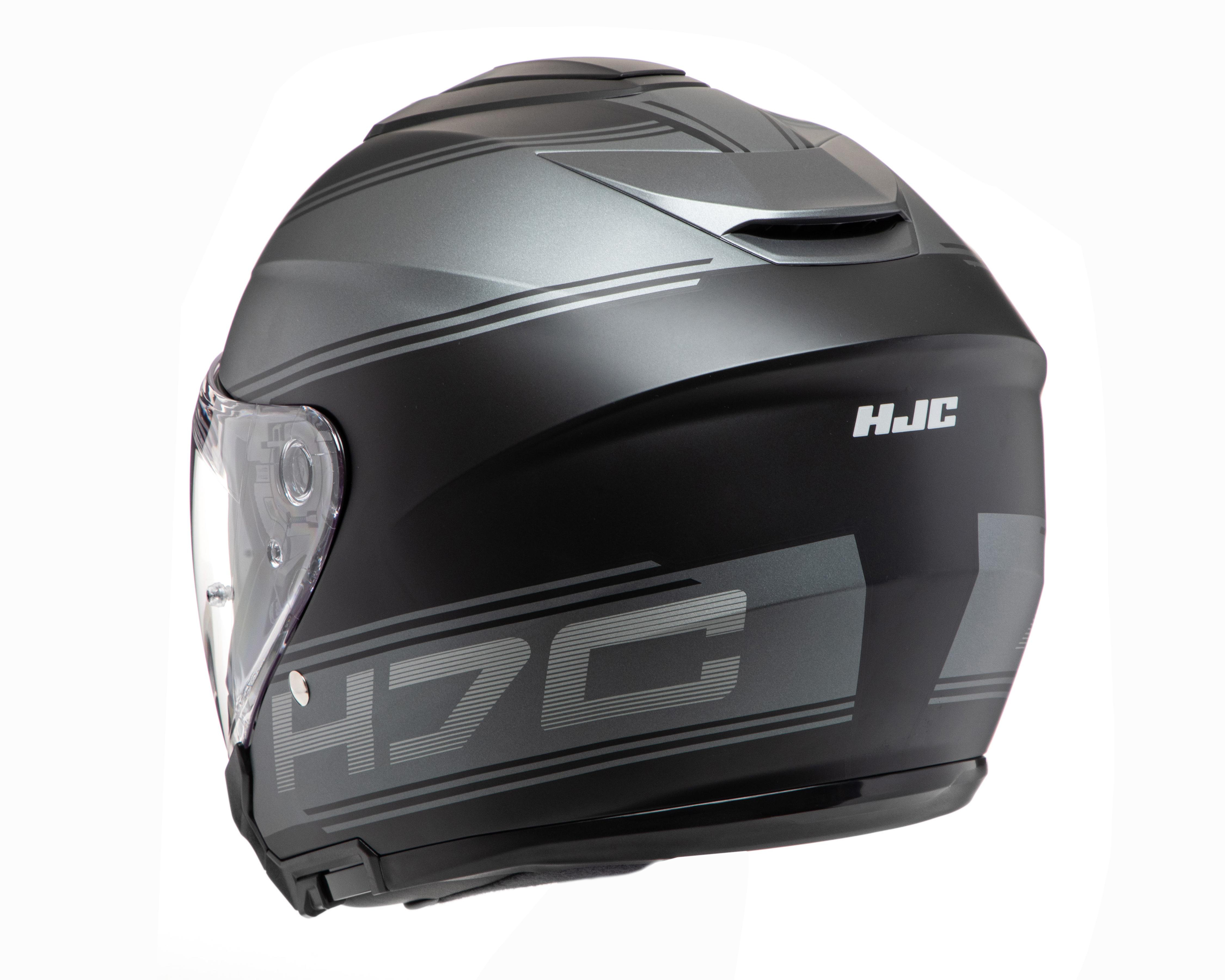 Foto 5 pulgar | Casco para Motociclista HJC Grande Negro